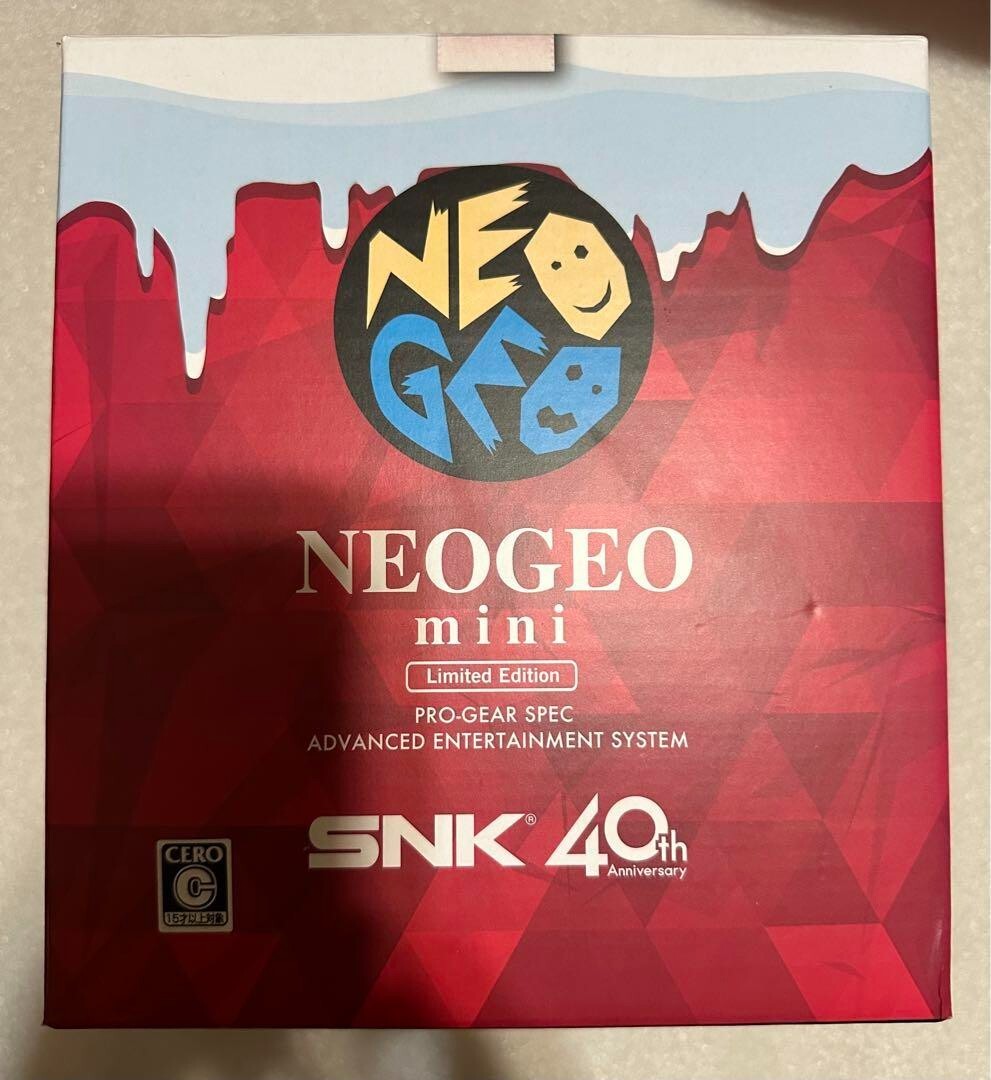 NEOGEO mini Christmas limited edition 3.5 inch 400324 FМ1J2X1810 New From Japan