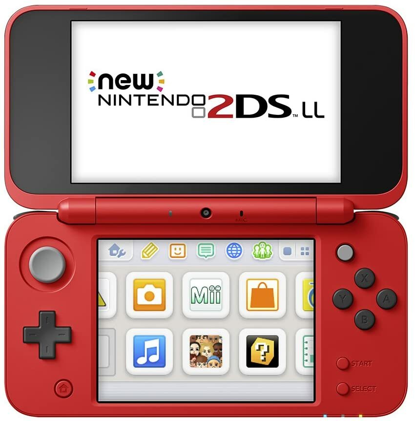 USED Japanese New Nintendo 2DS XL LL Monster Ball Edition Pokemon only console