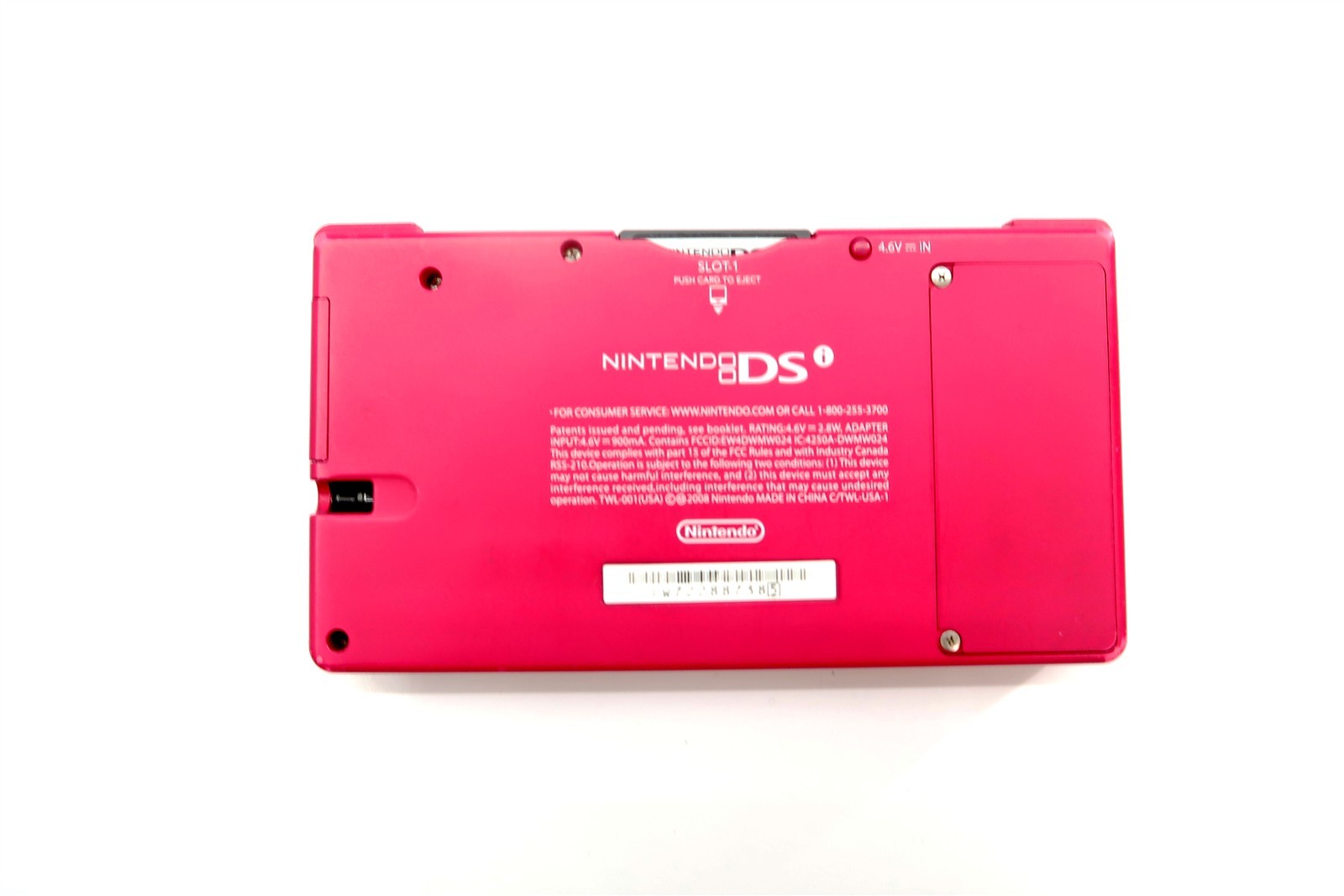 Nintendo PINK DSi TWL-001 Bundled With Original Box, 1 Game, New USB Charger