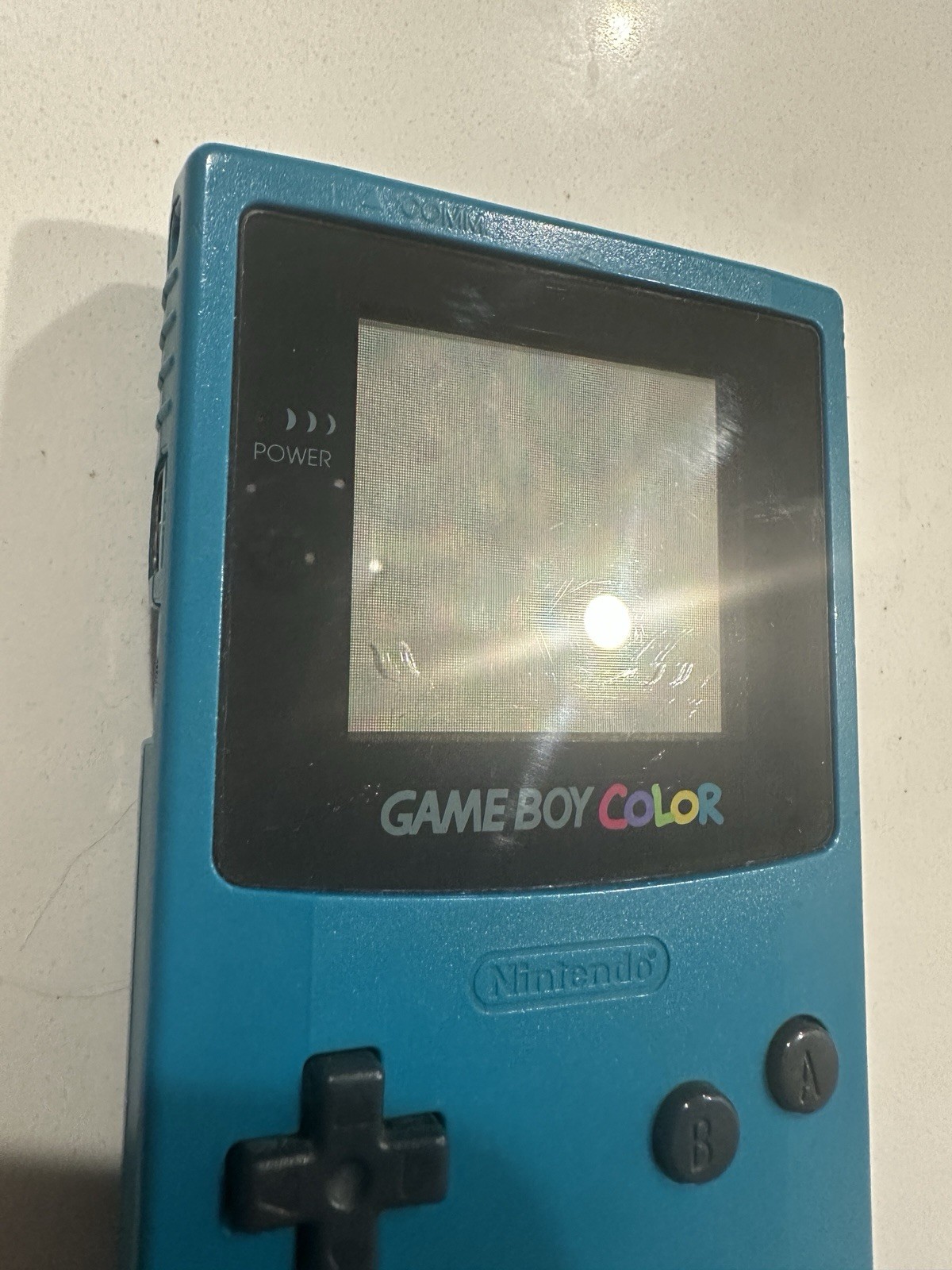 Nintendo Game Boy Color Handheld System Teal Blue Japan CGB-001 Good Condition