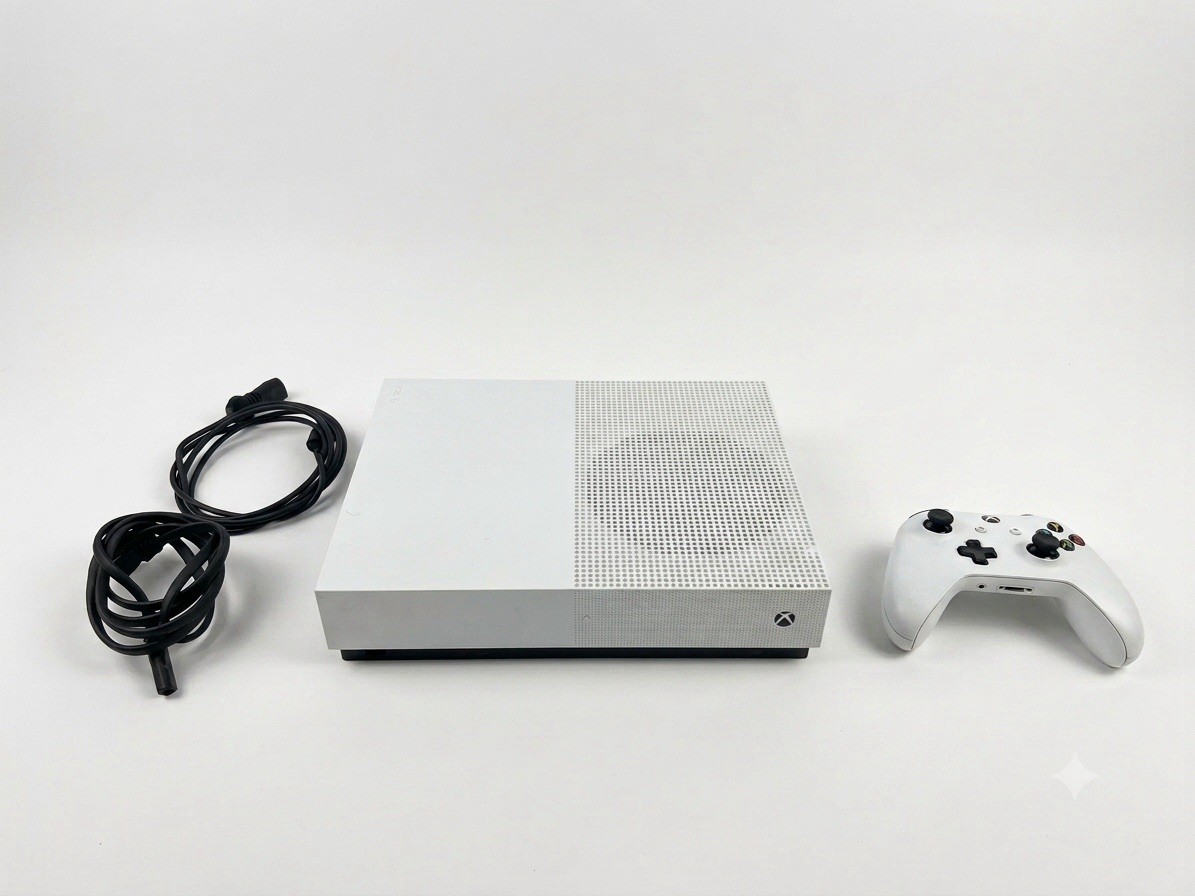 Microsoft Xbox One S All-Digital Edition 1TB Console White + Controller
