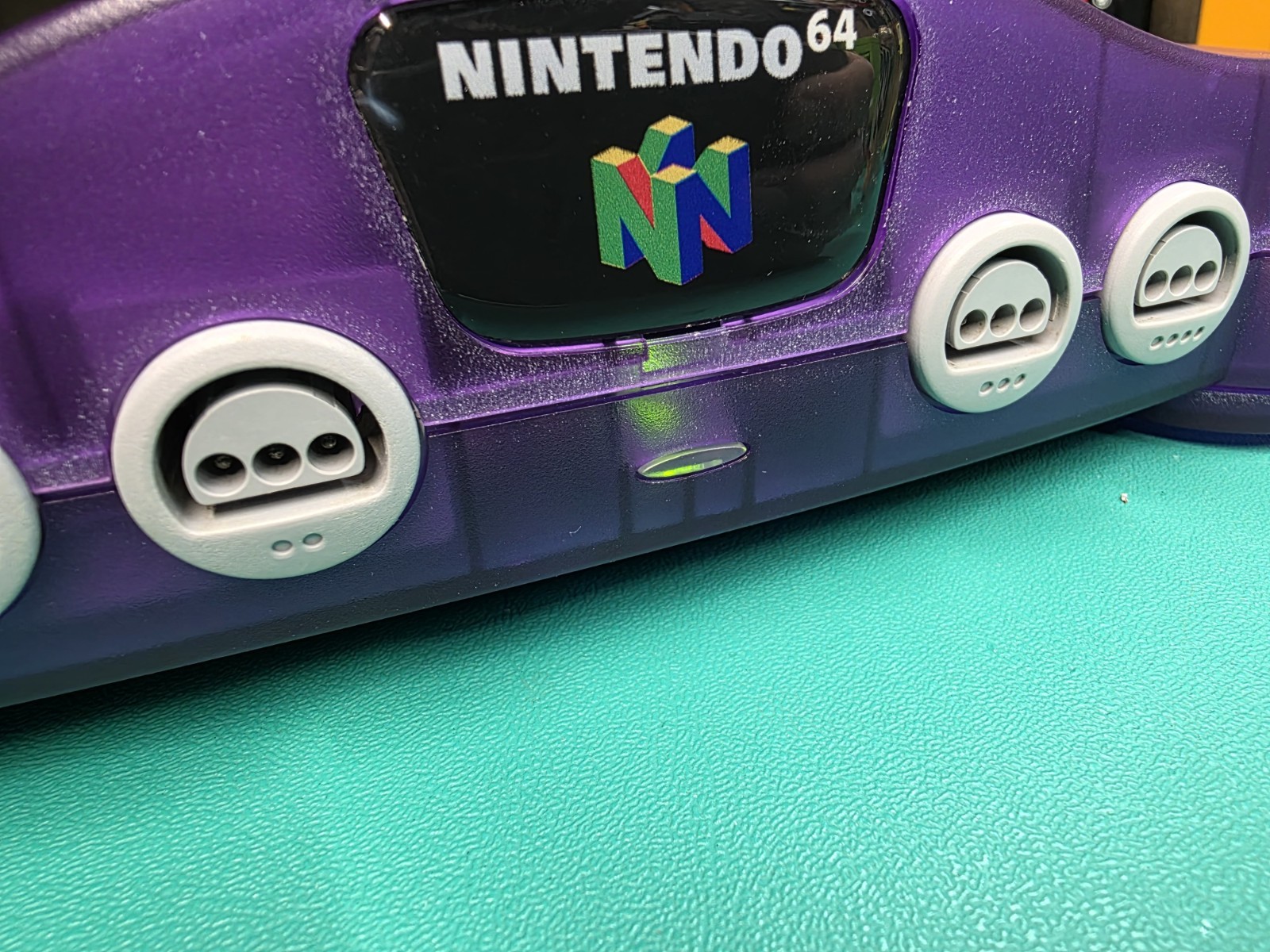 N64 Voultar RGB Recapped Nintendo 64 Purple Shell Green LED