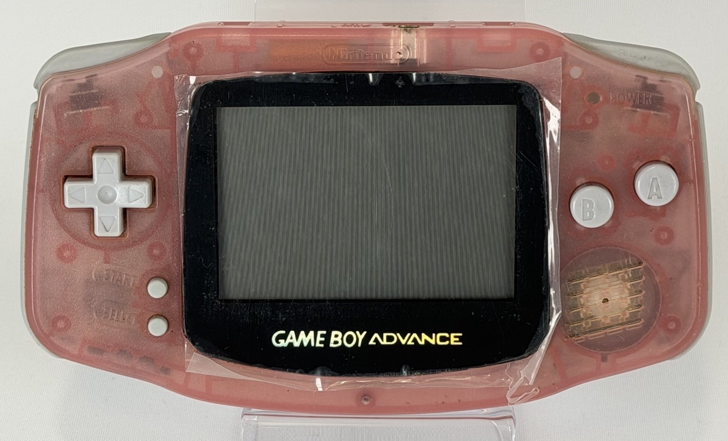 NINTENDO GAME BOY ADVANCE GBA PINK HANDHELD CONSOLE AGB-001 *TESTED & WORKING*
