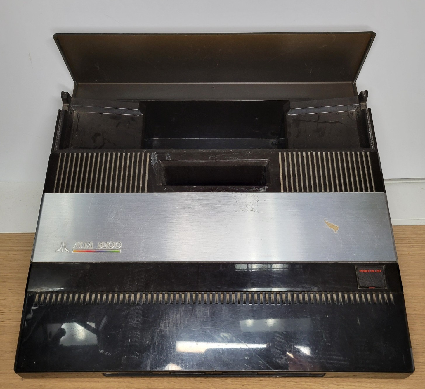 Vintage Atari 5200 4 Port Console Tested Working w/ Cords No Controllers