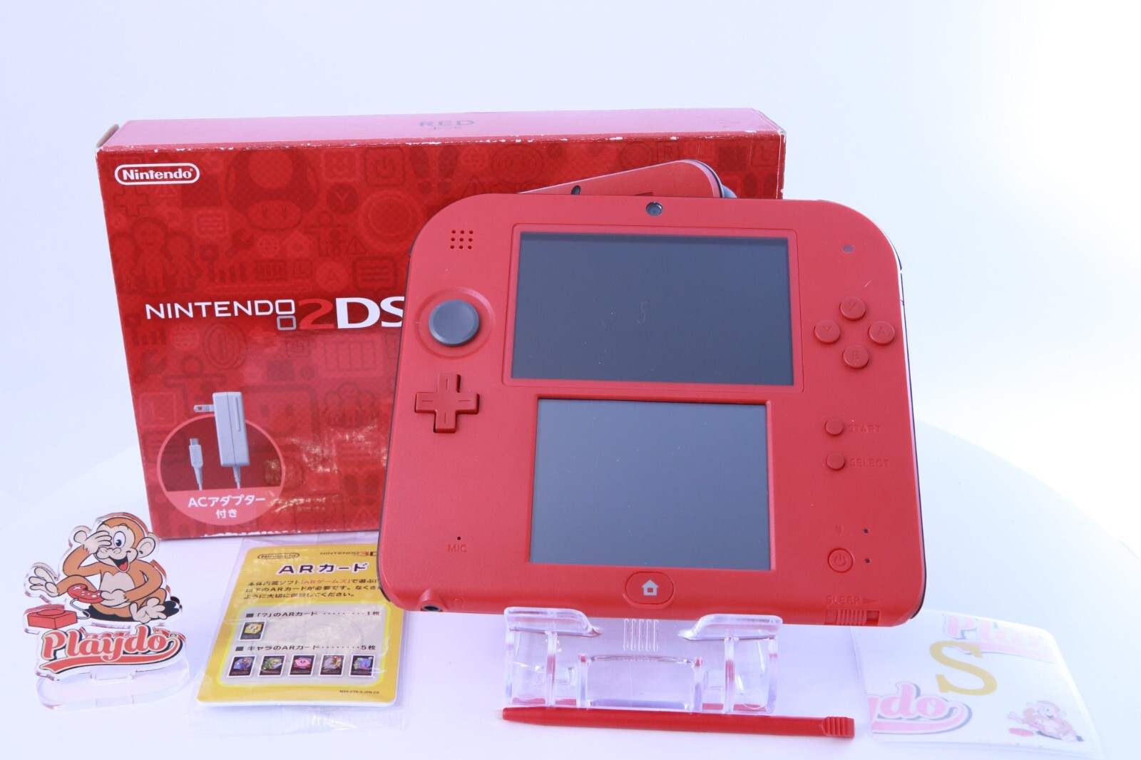 JP Game Nintendo 2DS Red [Rank:S] W/Box Region-locked
