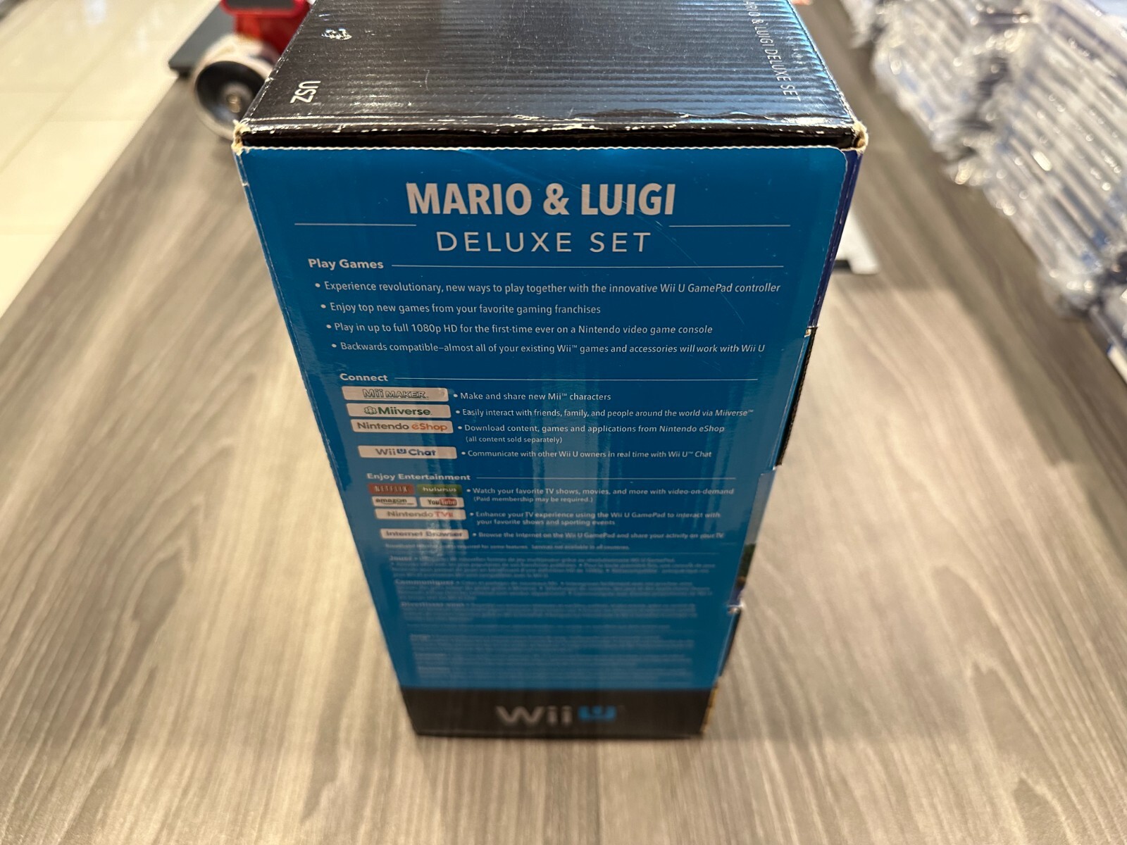 Nintendo Wii U Deluxe Set: Super Mario Bros U And Super Luigi U CIB