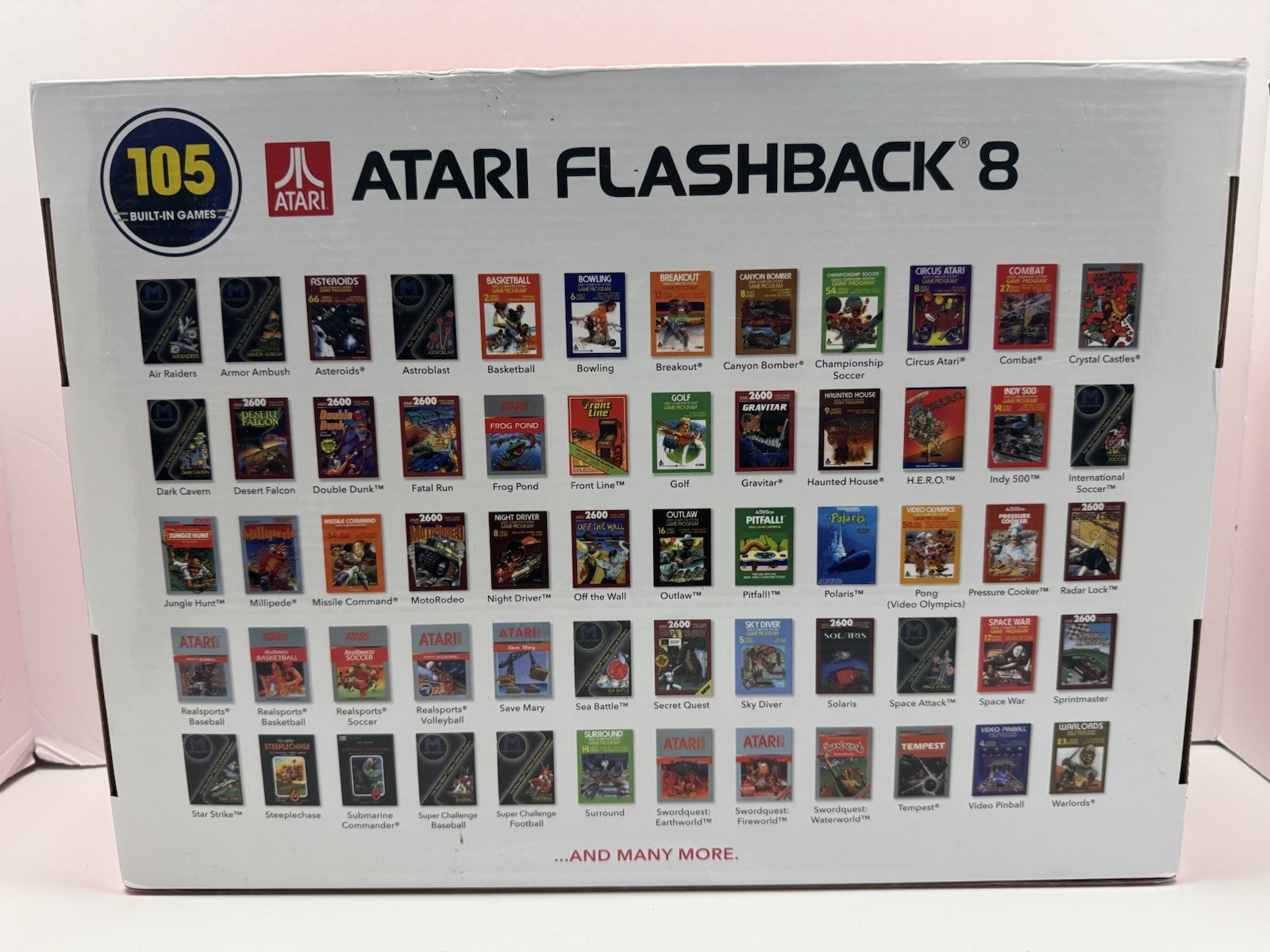 Atari Flashback 8 Console 105 Built-in Games 40th Anniversary Edition