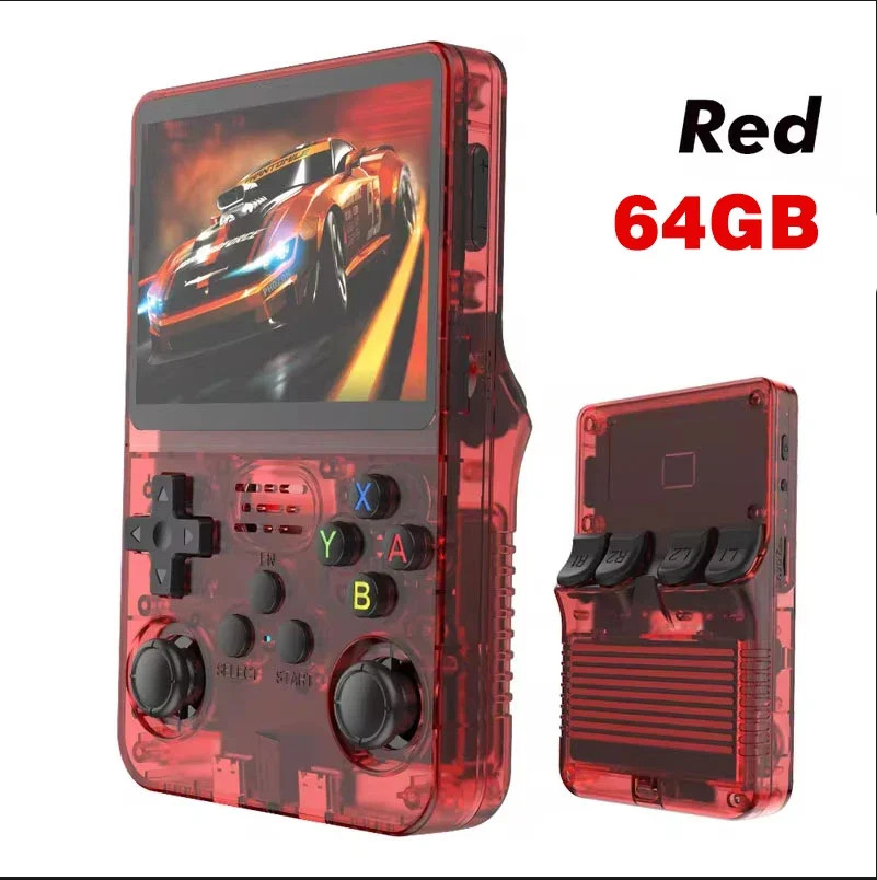 R36S Retro Handheld Game Console Linux System 3.5-inch IPS Screen Video Pl