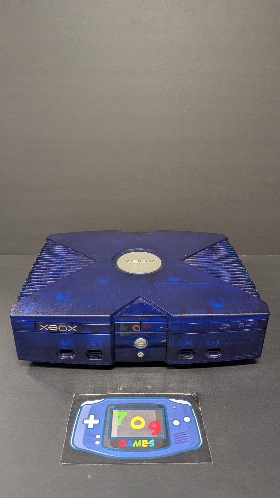Original Microsoft Xbox Console Ice Blue Halo 2 Canadian Edition USA Region RARE