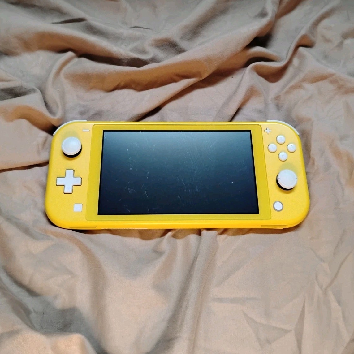 Nintendo Switch Lite Yellow 32GB 720p Handheld System w/ AC Adapter Charger