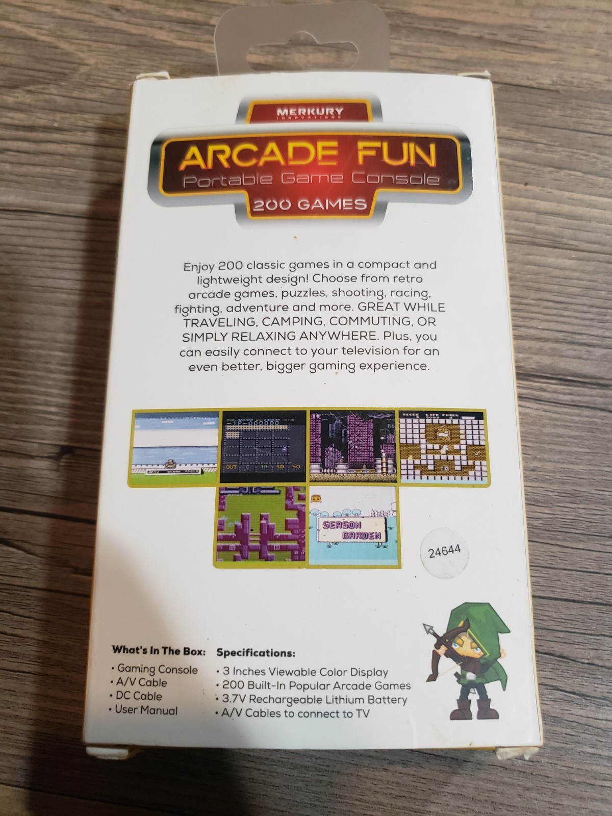 Merkury Arcade Fun Portable Game Console 200 Games Red Handheld Tested