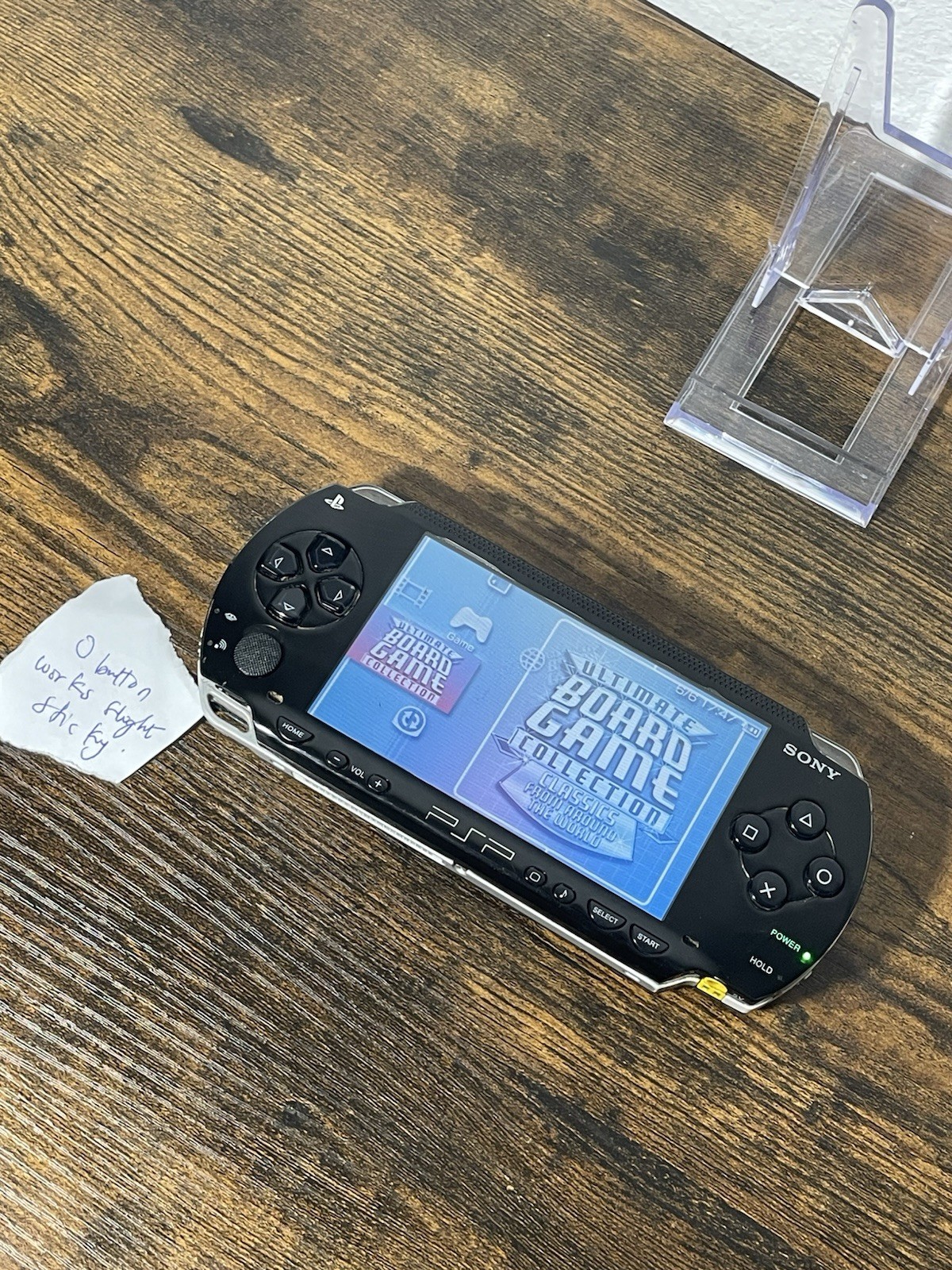 Sony PSP-1000 PlayStation Portable Handheld System Black Wi-Fi TESTED WORKS READ