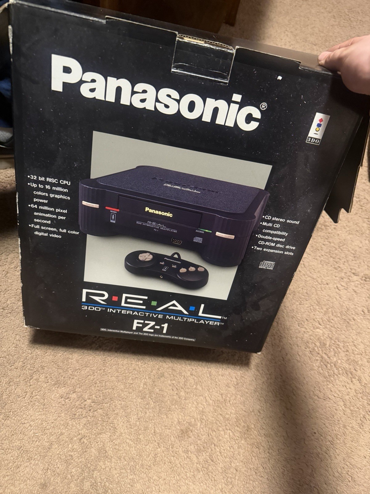 Panasonic FZ-1 3DO Home Console – Black