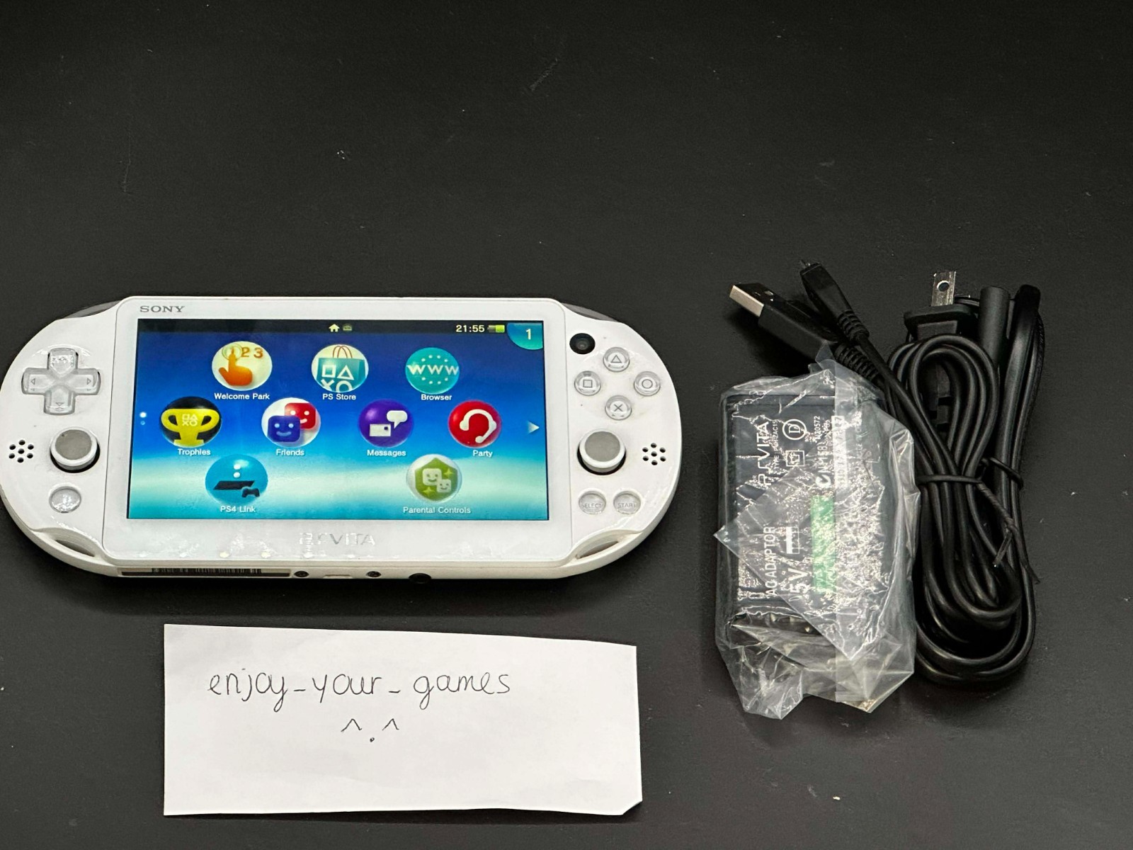 Sony PlayStation PS Vita PCH-2000 Slim Glacier White US Seller – SHIP IN 1-DAY