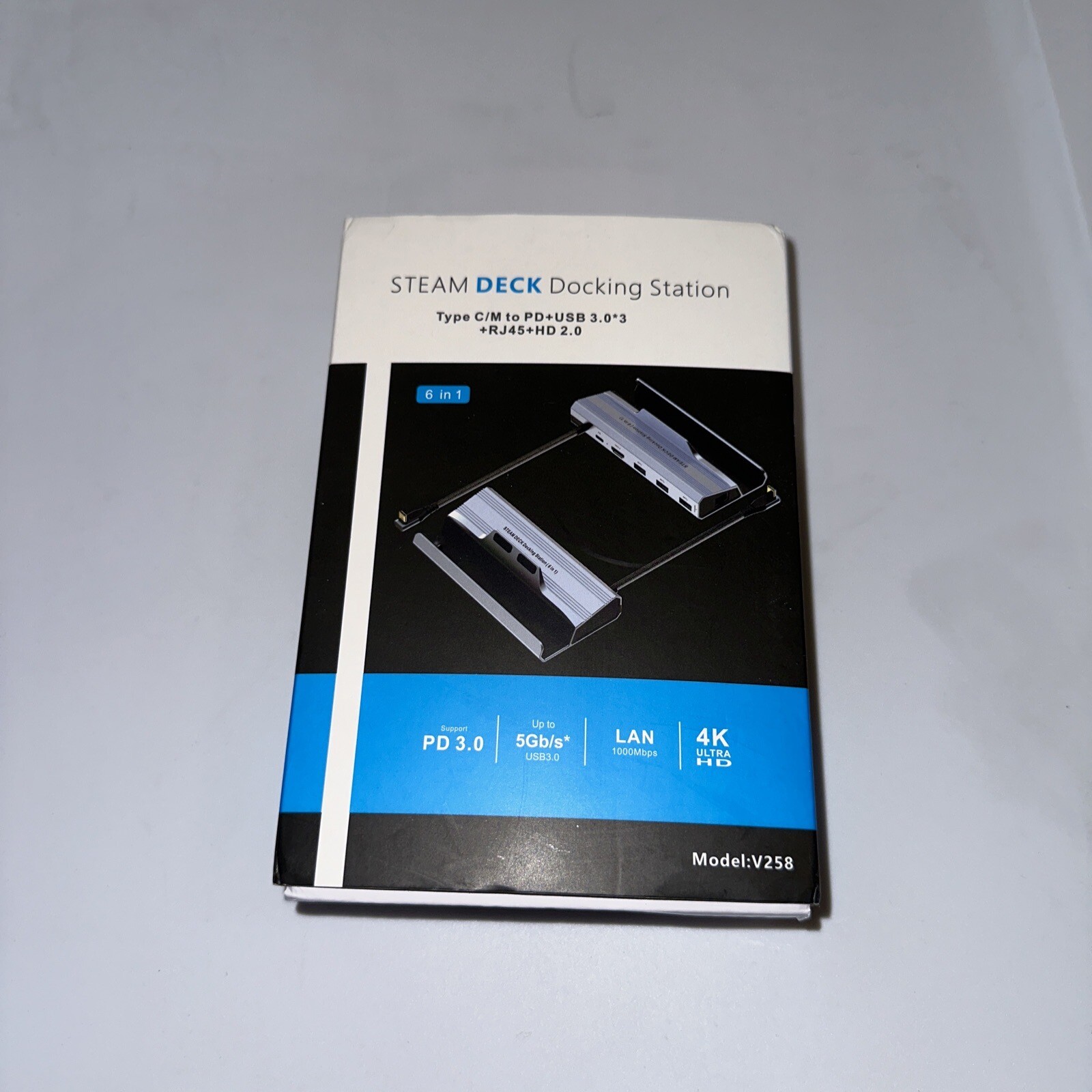 Steam Deck Docking Station V258 6-in-1.