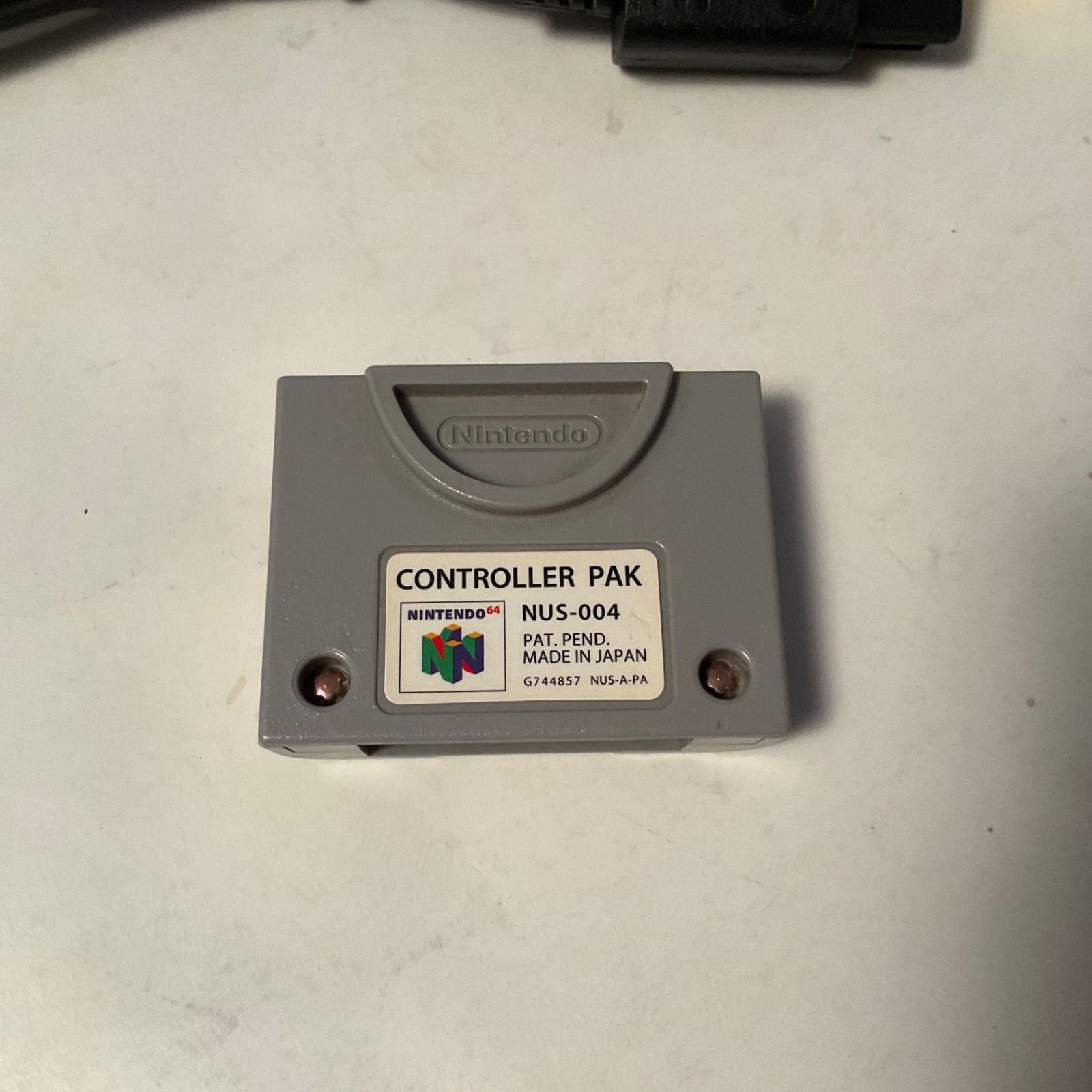 Tested ! N64 Lot System Console Black Grey (Controller Controller Pak) NUS-001