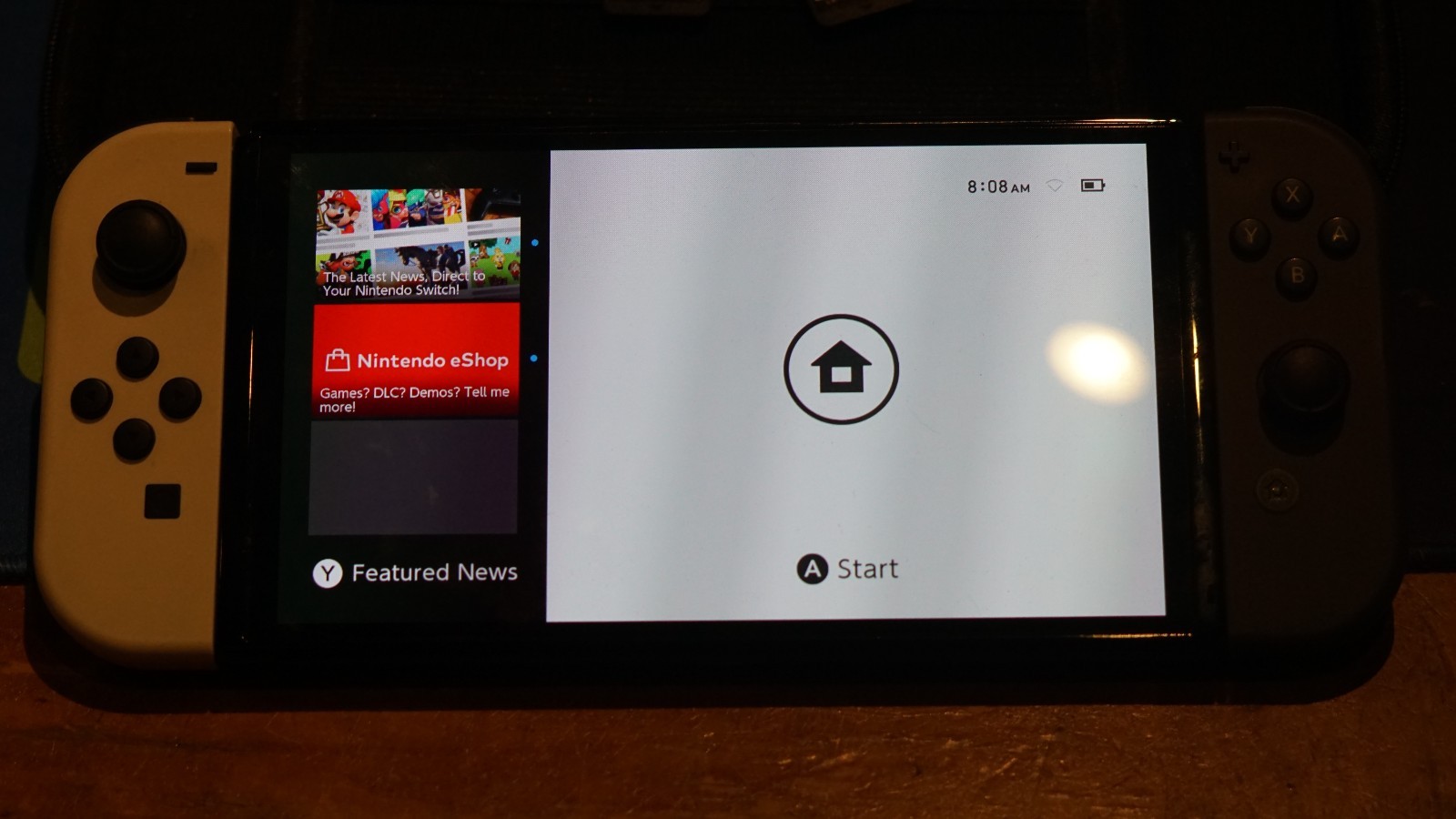 Nintendo Switch OLED Console with Case and 2 Games
