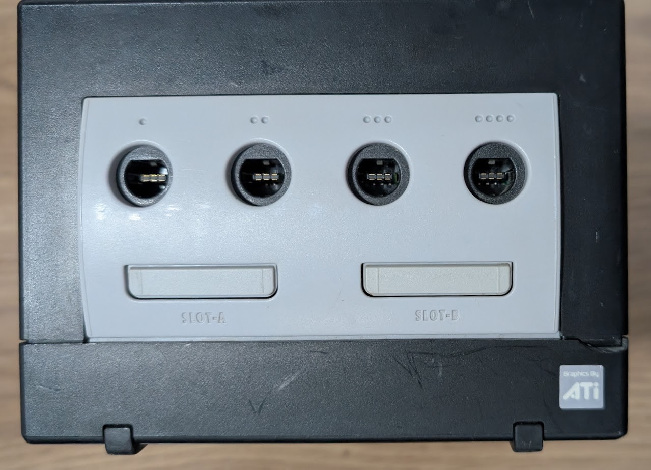 Nintendo GameCube Black Console Video Game DOL-001 Controller Tested Working