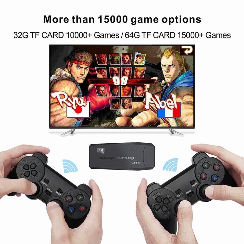M8 Super Game Emulator U-Box Built-in 10000+ Classic Video Games w/ 2 Joystic
