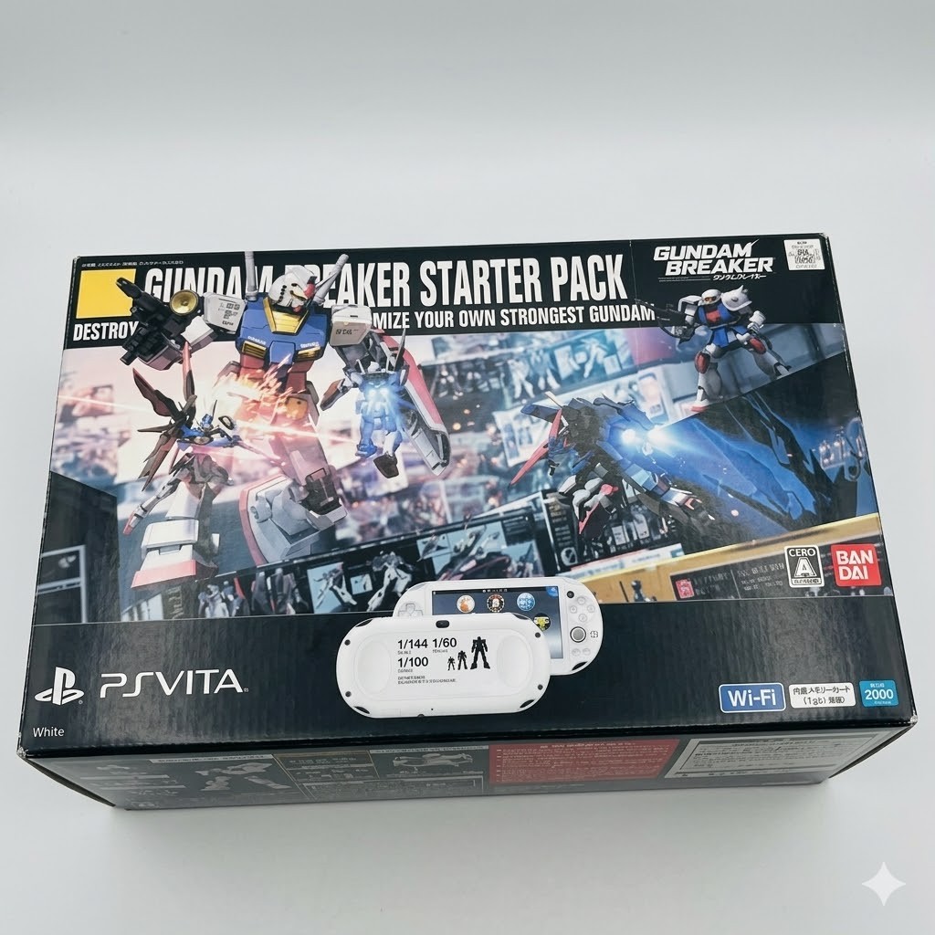 PS Vita 2000 PS Vita Gundam Breaker Unused, opened