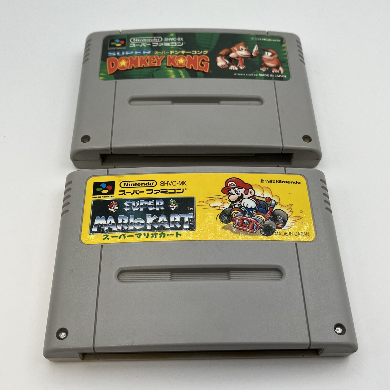 Nintendo Super Famicom Console Set Tested SHVC-001 Mario Kart Donkey Kong