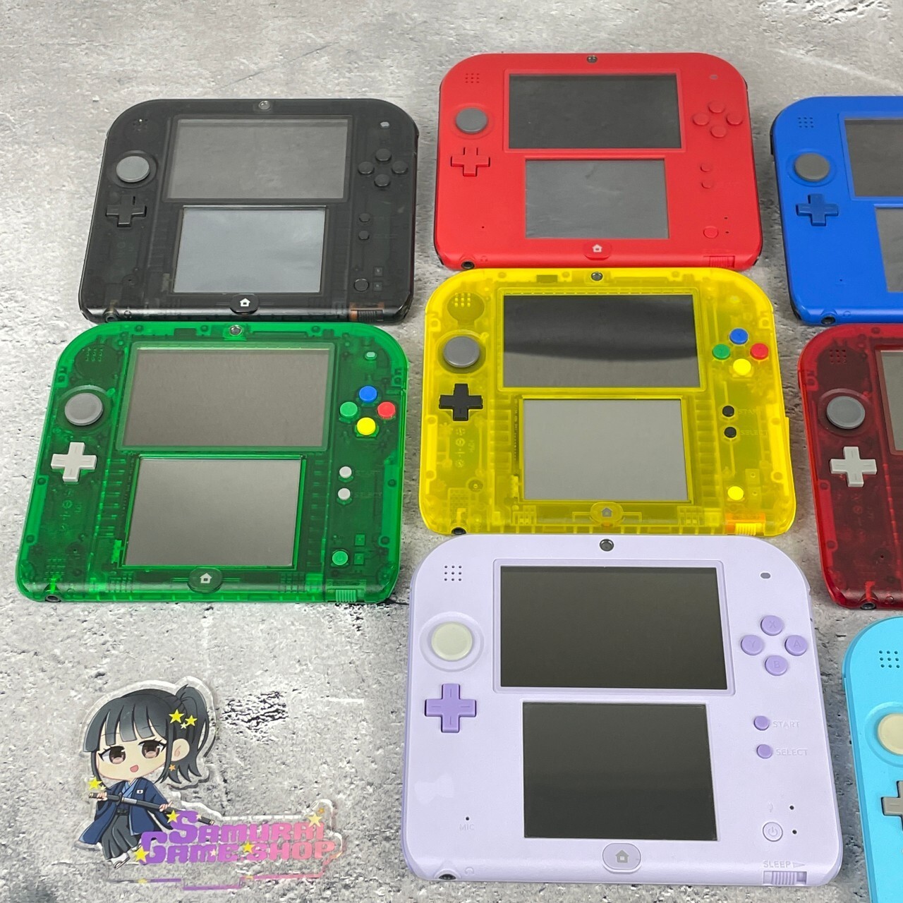 Nintendo 2DS Console Only Various Colors Select Charger Japanese Language ver.