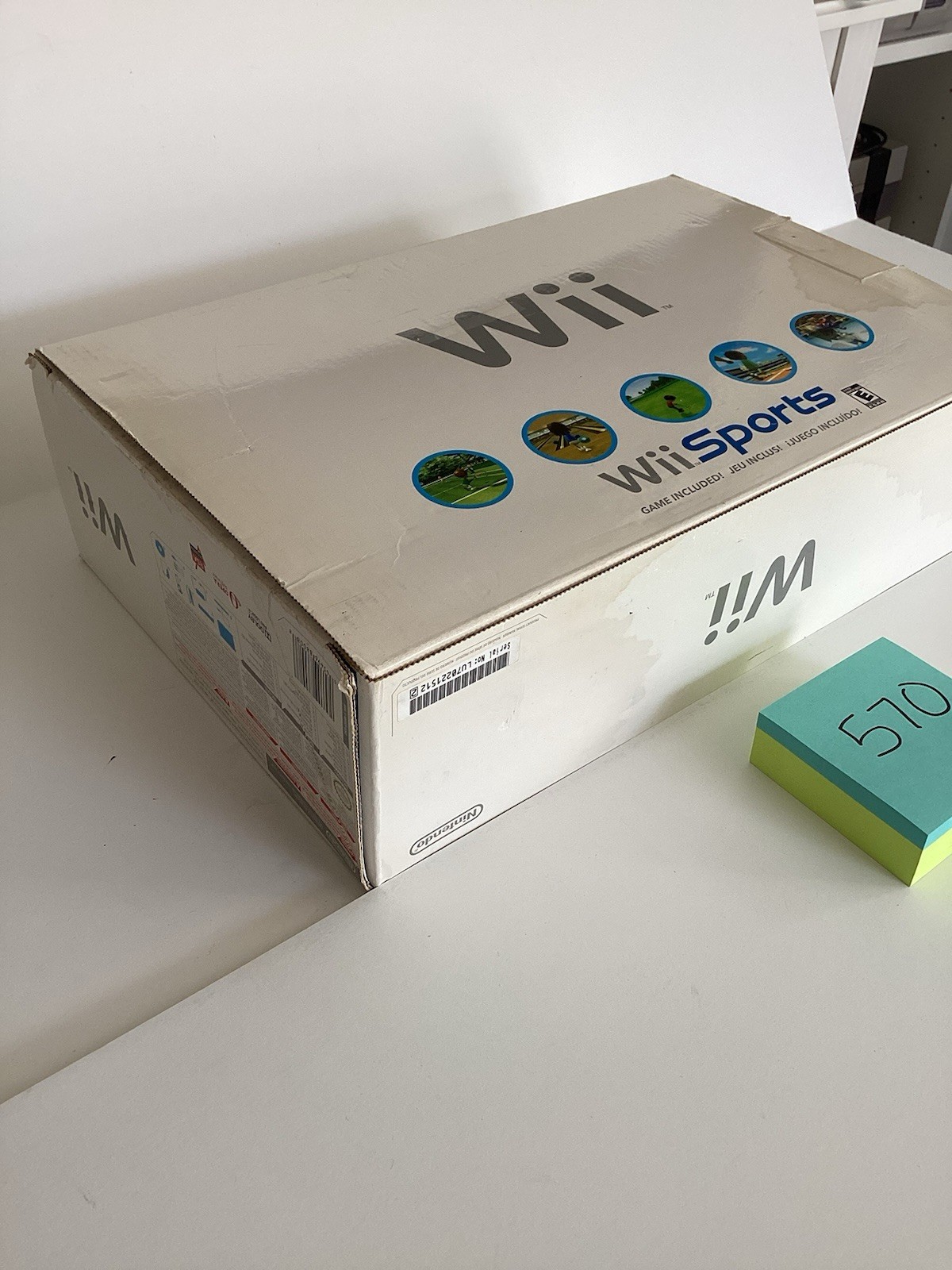 BOXED Nintendo Wii uDraw Bundle Video Game System RVL-001 Console No Blue Trays