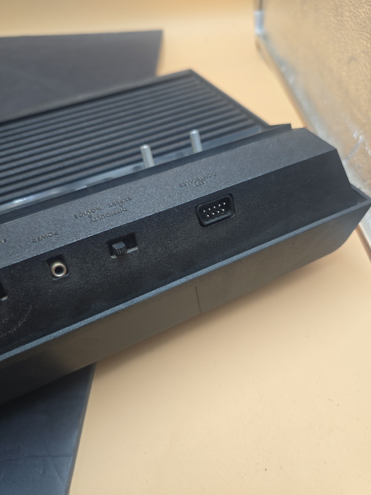 Atari 2600 “Darth Vader” Console – Black – 4‑Switch Model P/R 1 Game 2 Joy Stick