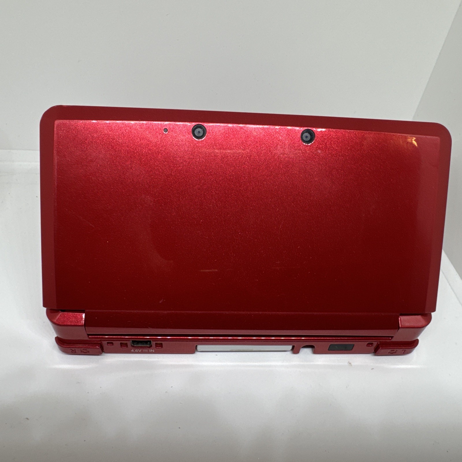 Nintendo 3DS Handheld System Flame Red CTR001 Bundle Charger Game SD Card Clean