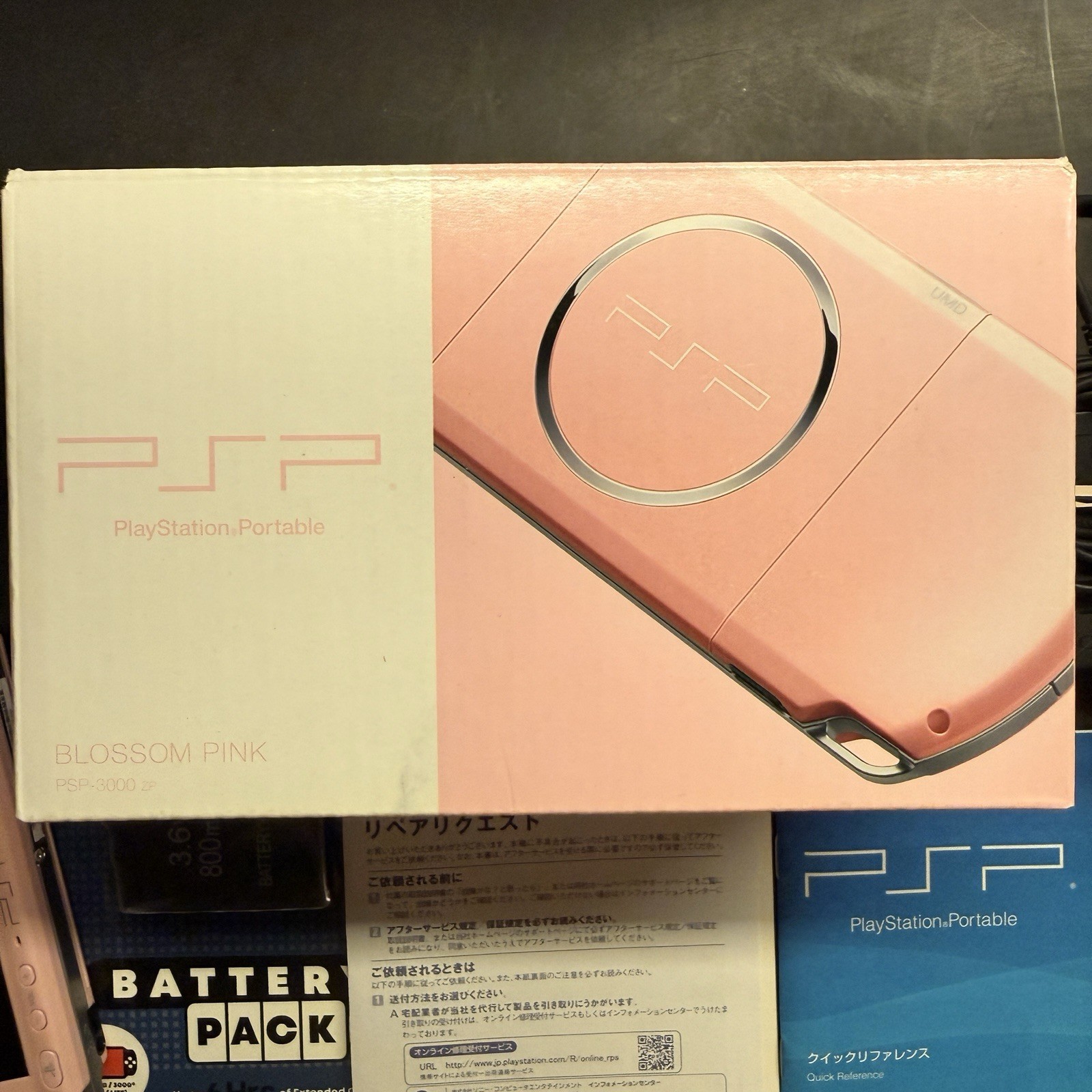 SONY PSP Playstation Portable Console Blossom Pink PSP-3000 ZP Japan Import New
