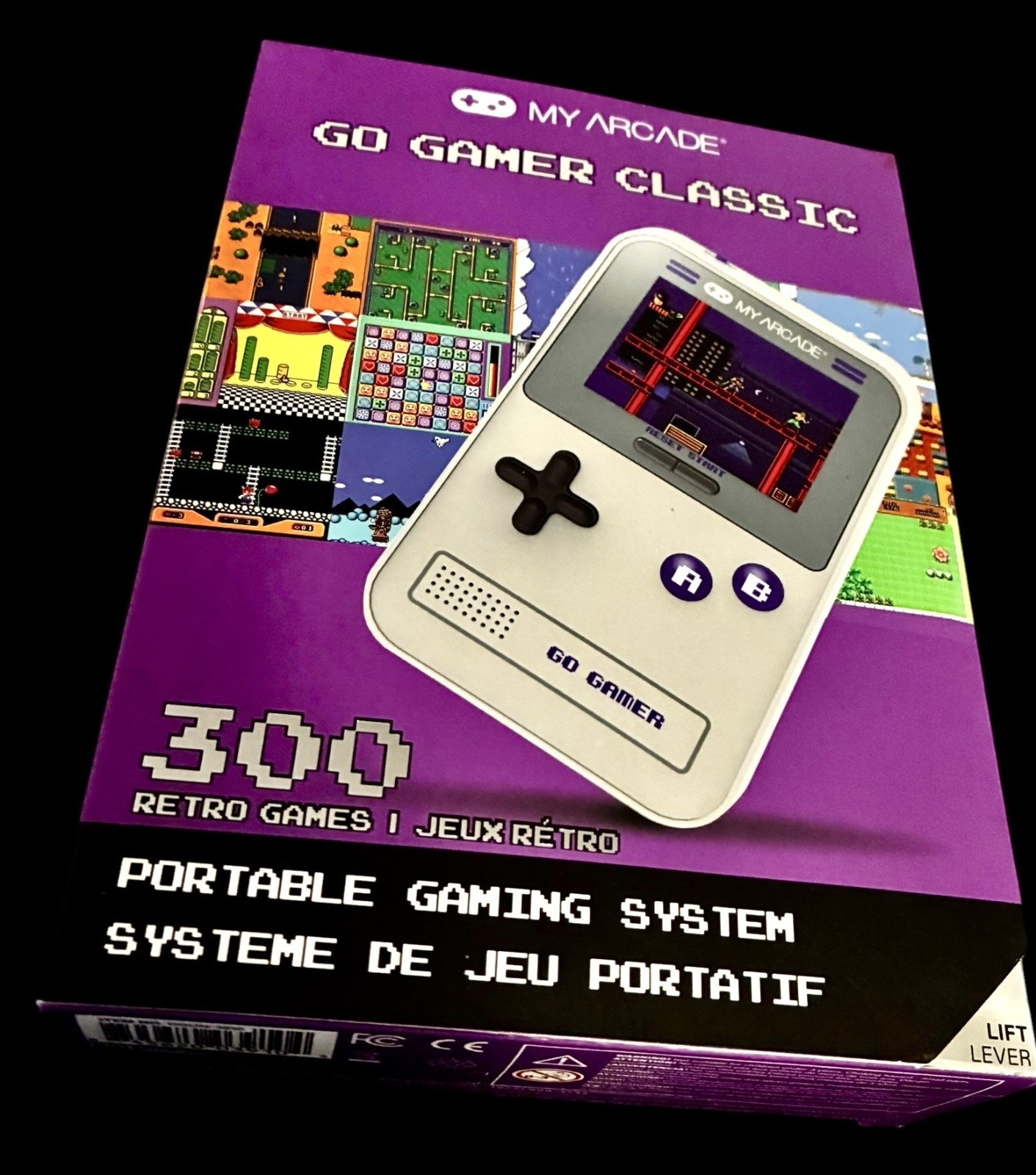 My Arcade Go Gamer Classic Portable Game System 300 games handheld DGUN-3910 NEW