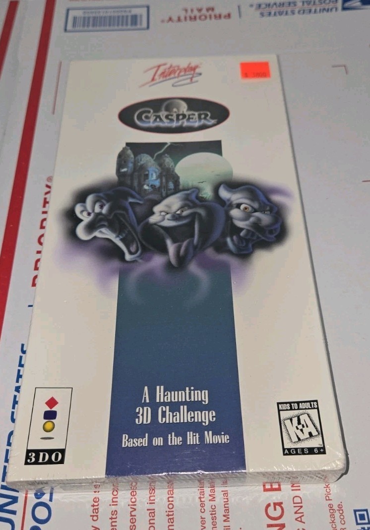5 3DO Games Including New Sealed Casper, Dragon Lore, Immercenary READ LISTING!