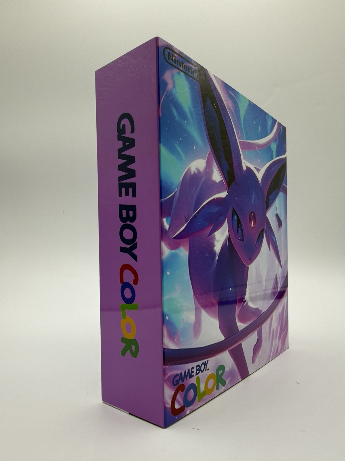 Custom Espeon USB C Rechargeable Gameboy Color W/ Matching Box Pokémon