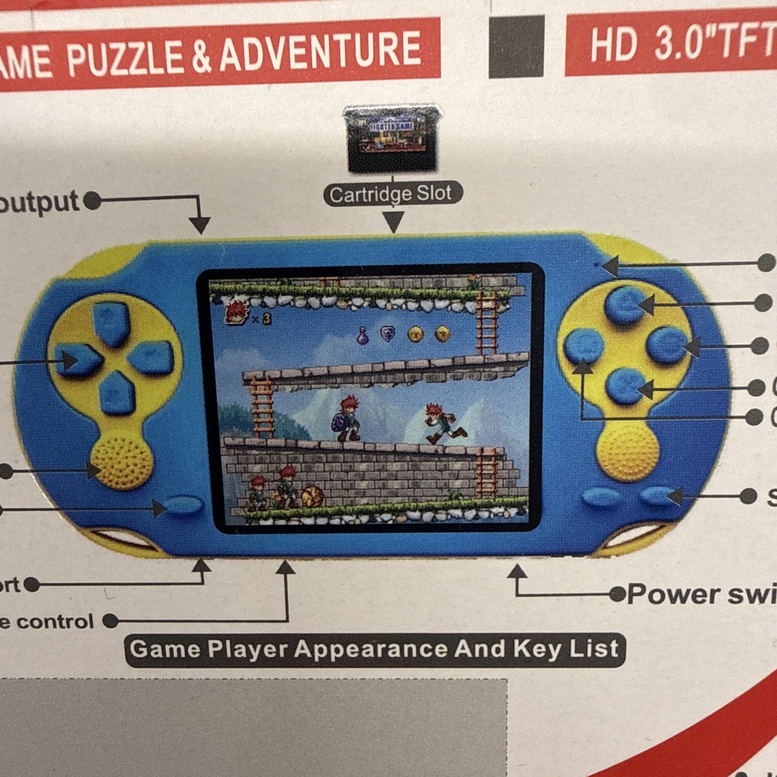 Lightweight Portable Handheld Game with 230 Retro Games – Perfect Gift for All