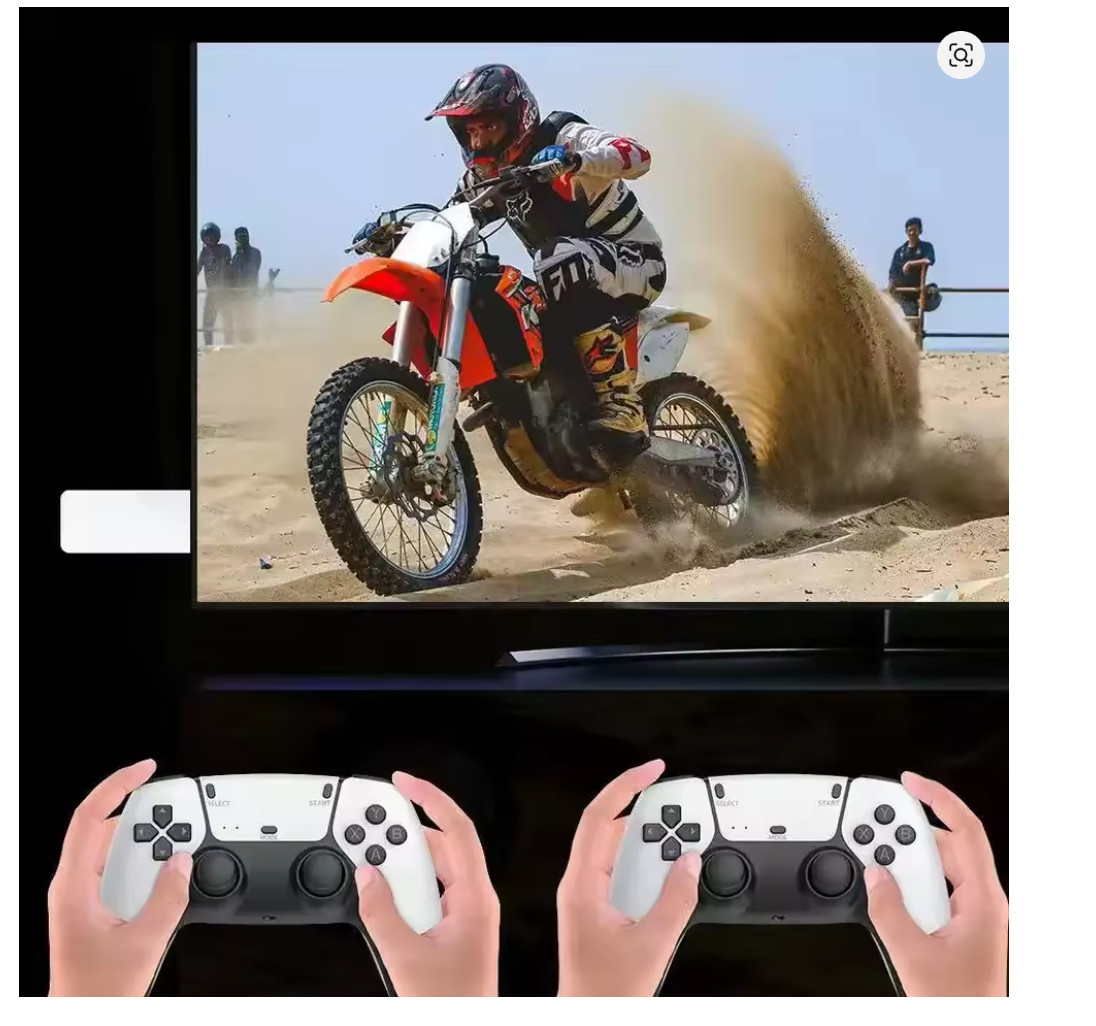 Retro Game Stick TV Console M15 Plus HDMI Retrogaming with 2 Wireless Controllers