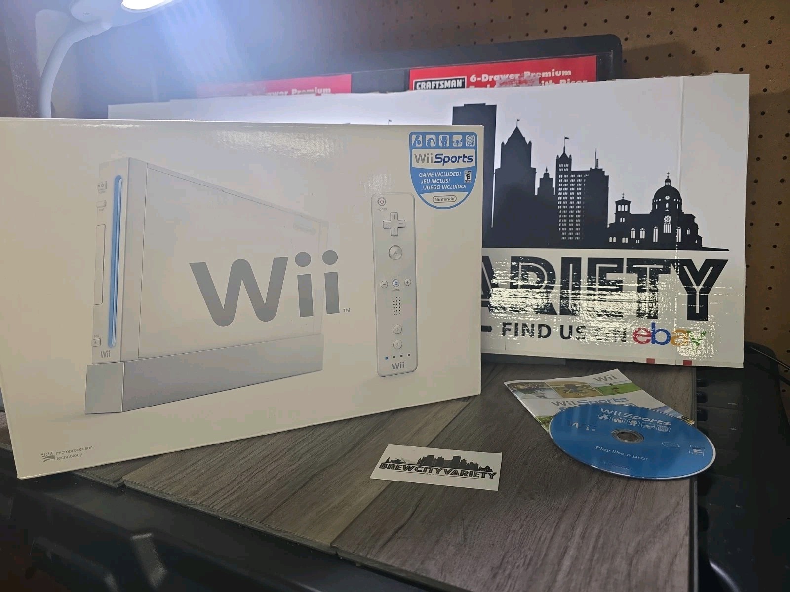 Nintendo Wii Console In Box Bundle With Wii Sports, RVL-001 usa