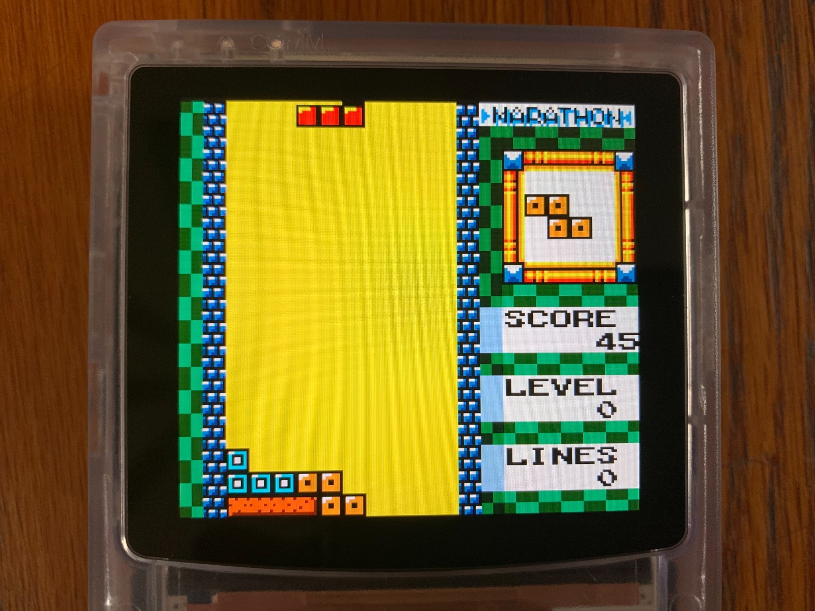 Funnyplaying FPGBC clear console system with box FPGA Game Boy Color