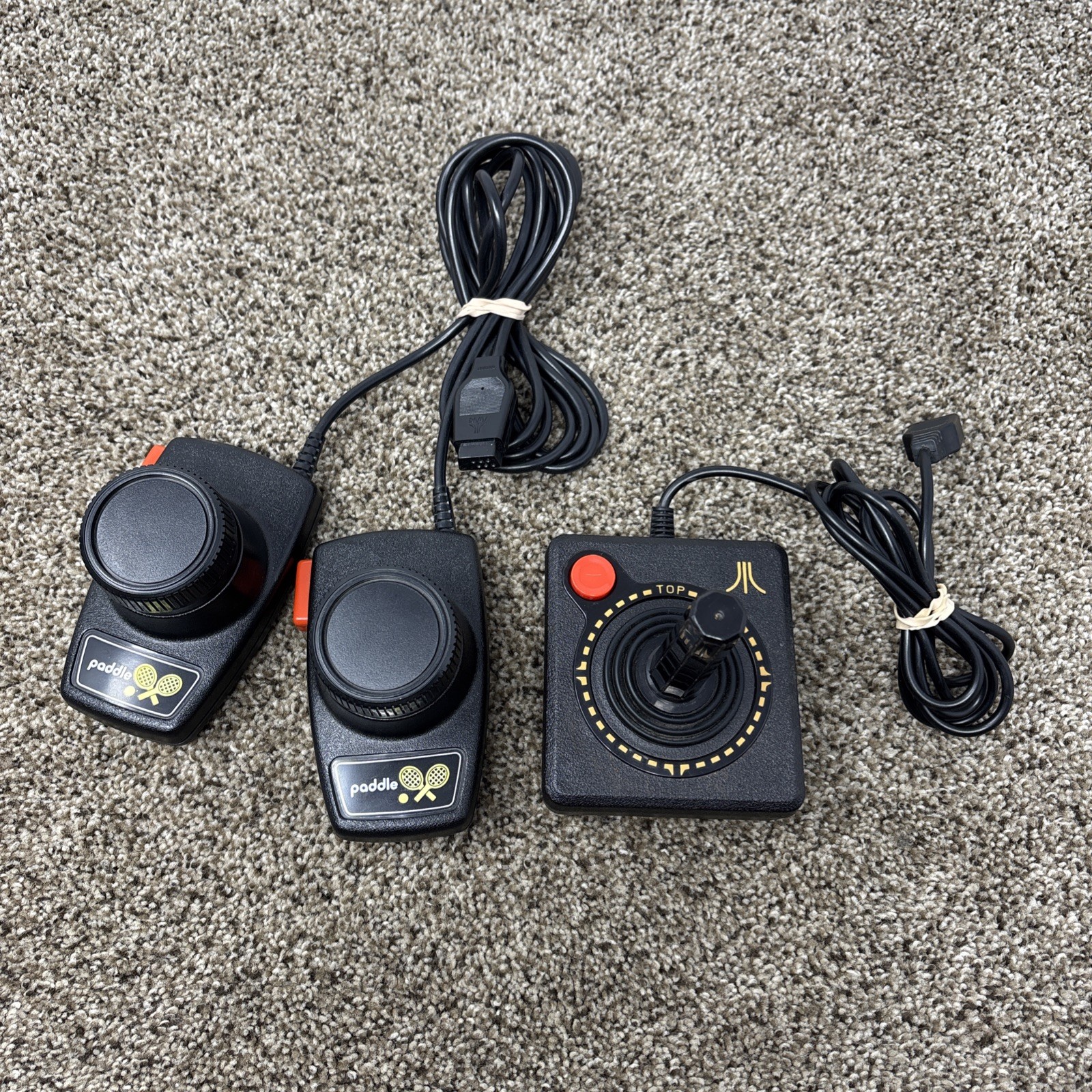 Atari 2600 System Bundle with Console, 30 Games, Joystick, Paddles, and More LOT