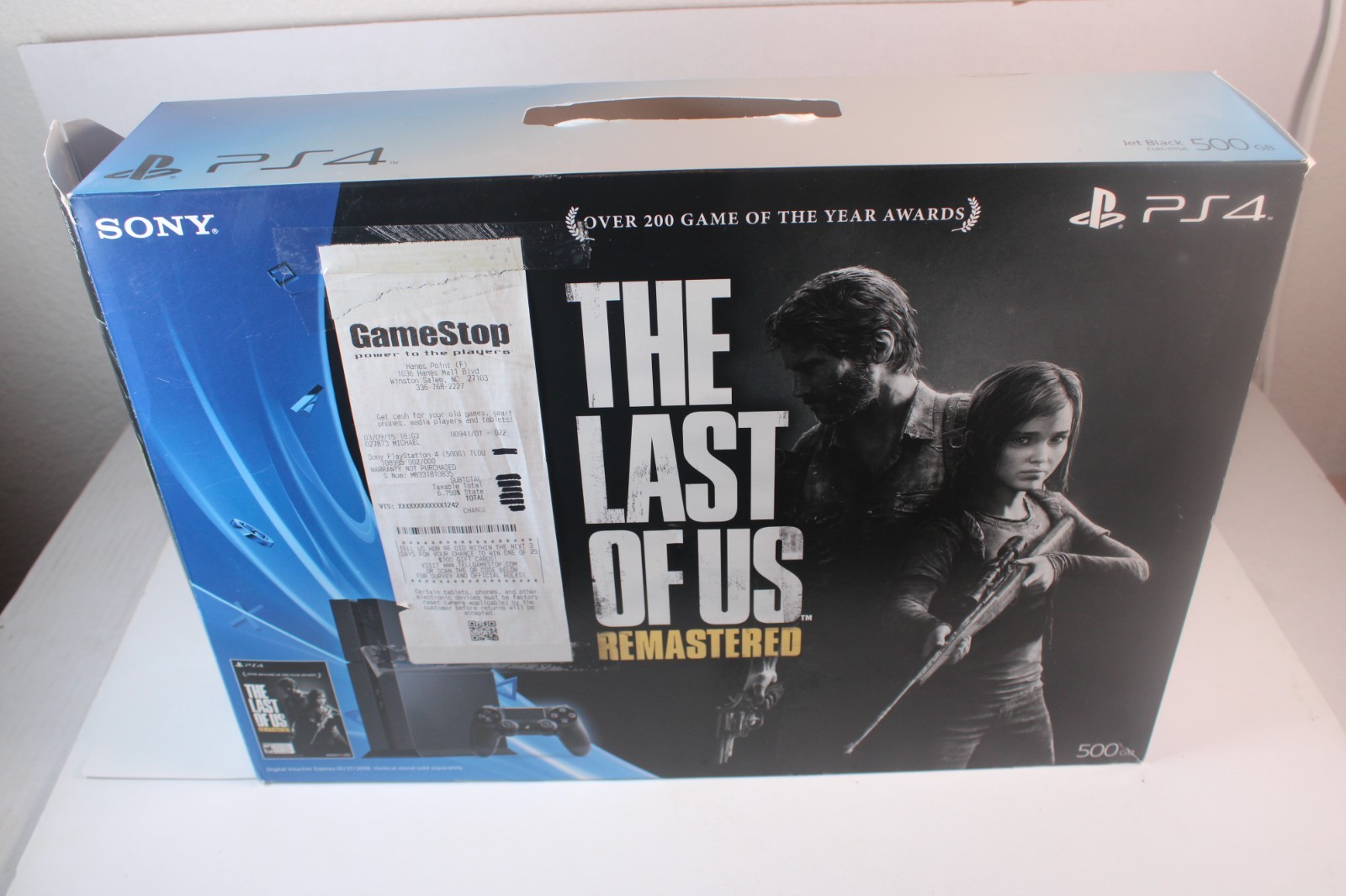 Sony PS3 Slim 250gb The Last Of Us Edition Console with Box + 2 Controllers