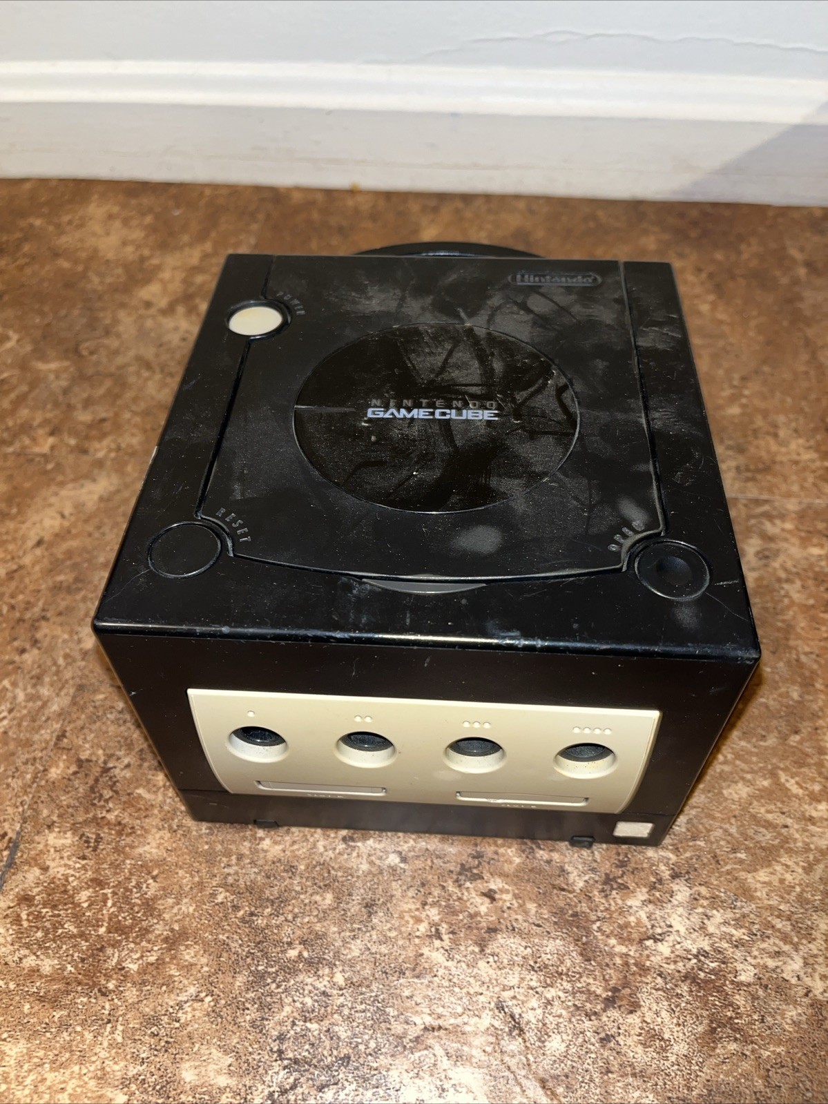 Nintendo GameCube Black Console For *PARTS ONLY* Untested Console Only