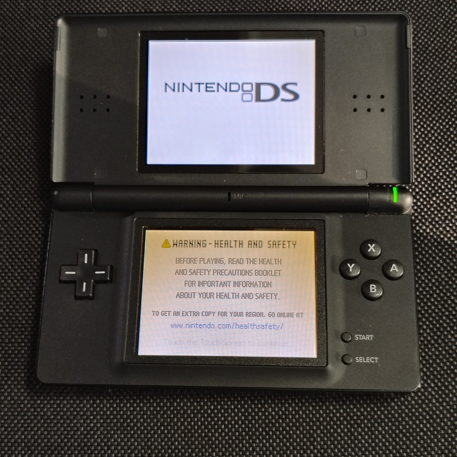 Nintendo DS Lite USG-001 Black Handheld System 2006 Japanese Version Region Free
