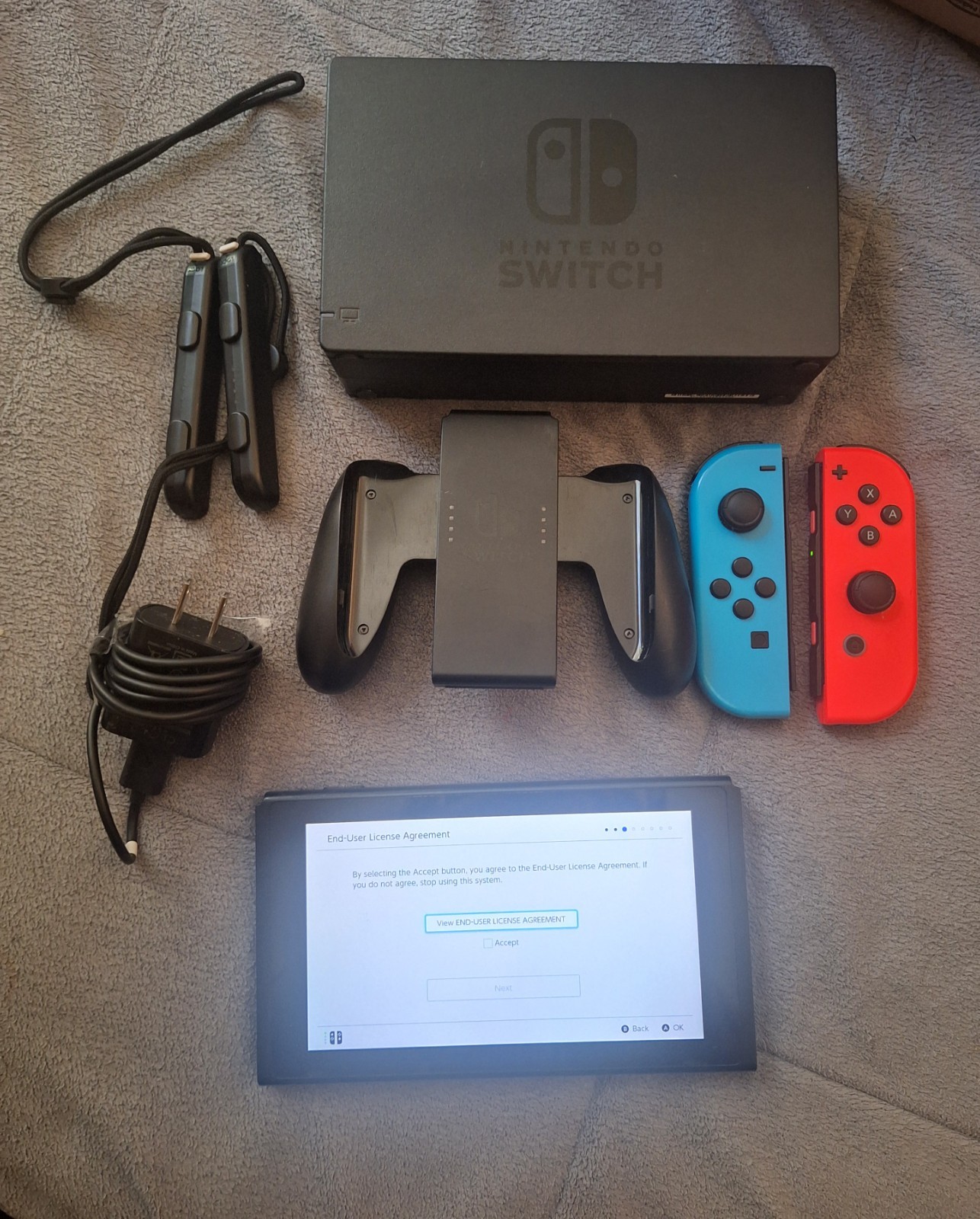 Nintendo Switch 32GB Handheld Console – Neon Red/Neon Blue