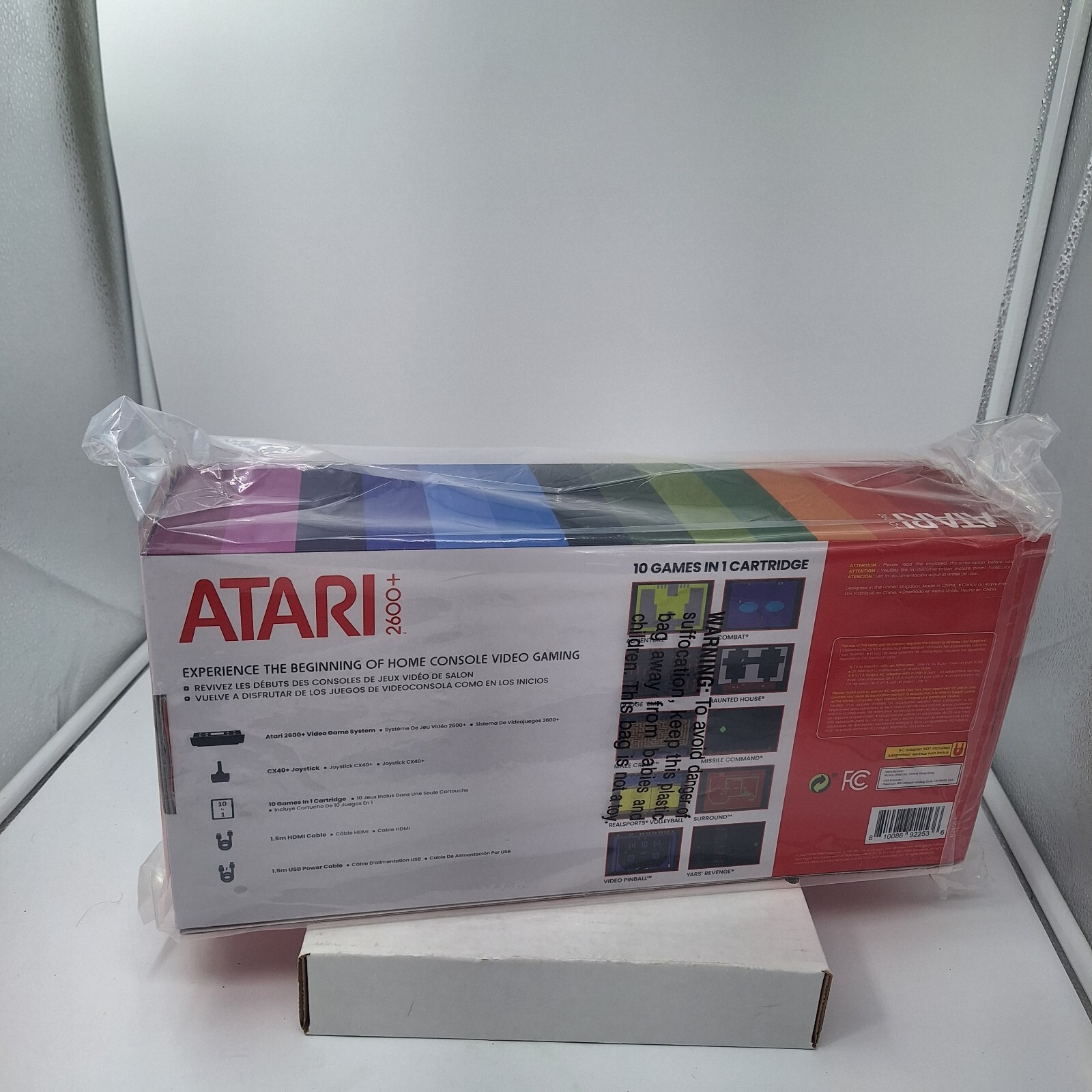 Atari 2600+ Plus Gaming Console. Includes 10 in 1 Game Cartridge of Classic