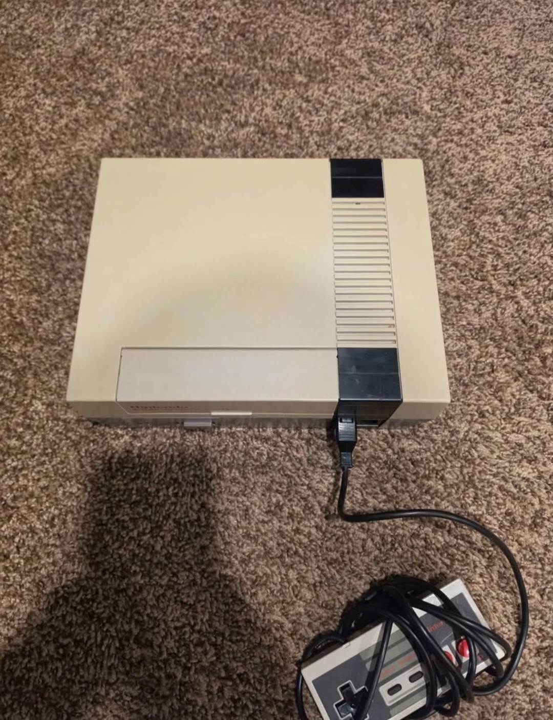 Nintendo NES Console Gray w/ Controller, Power, & AV Cables