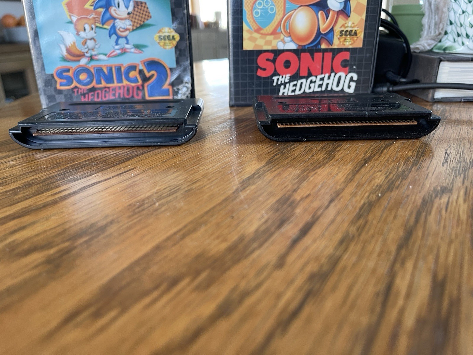 SEGA Genesis 16-Bit Black Console Volume Control Headphone Jack Sonic 1 & 2