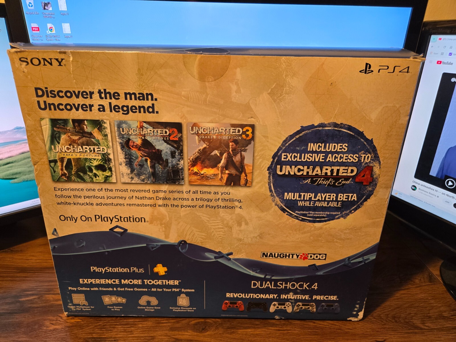 Sony PlayStation PS4 Fat Console With OEM Controller In Box