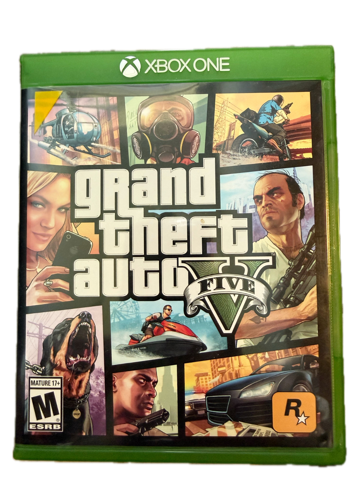 XBox One Console – 2 controllers, headset, power brick/cord, 12 games