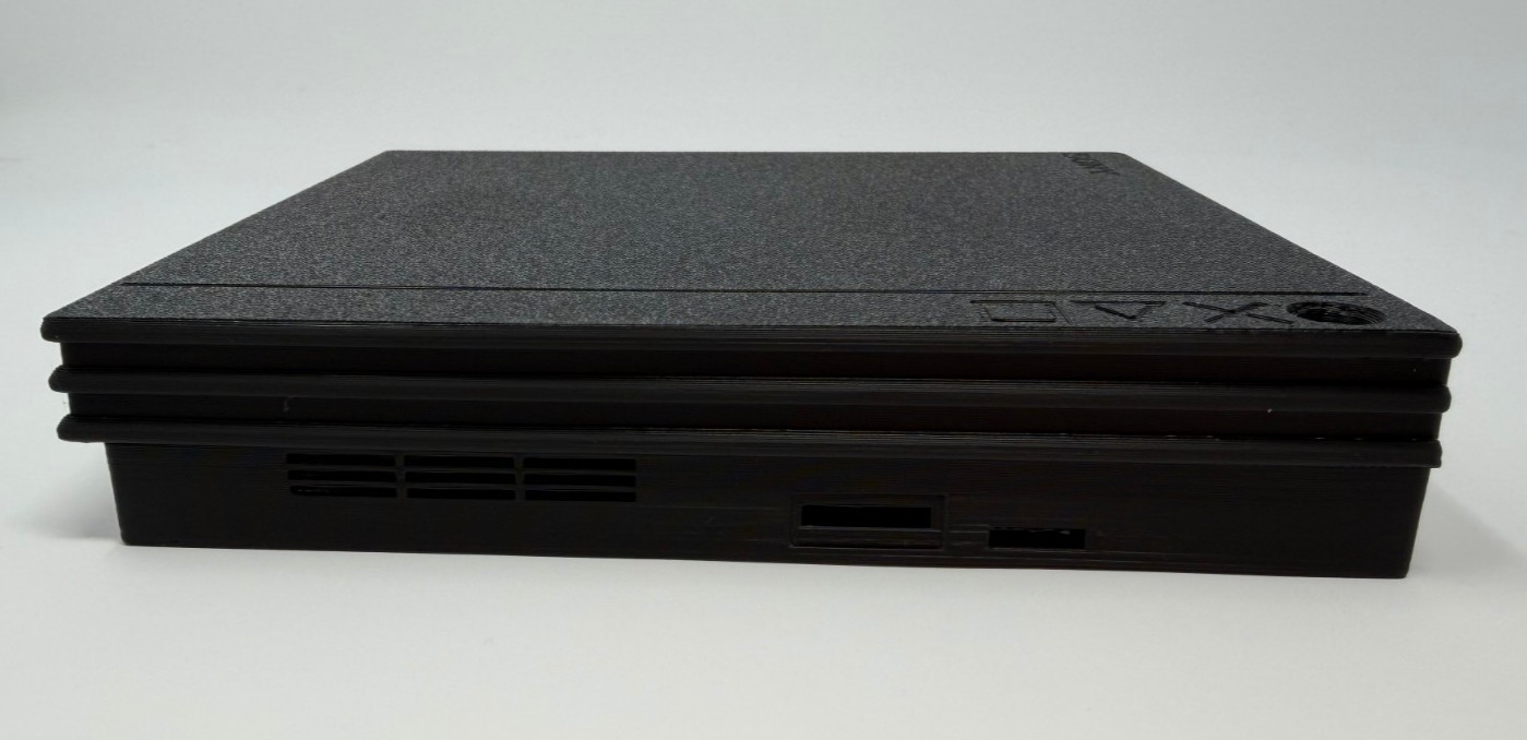 PS2 Ultra Slim 3D Printed Shell & Stand – HDMI Port Variant (ElectronAnalog)
