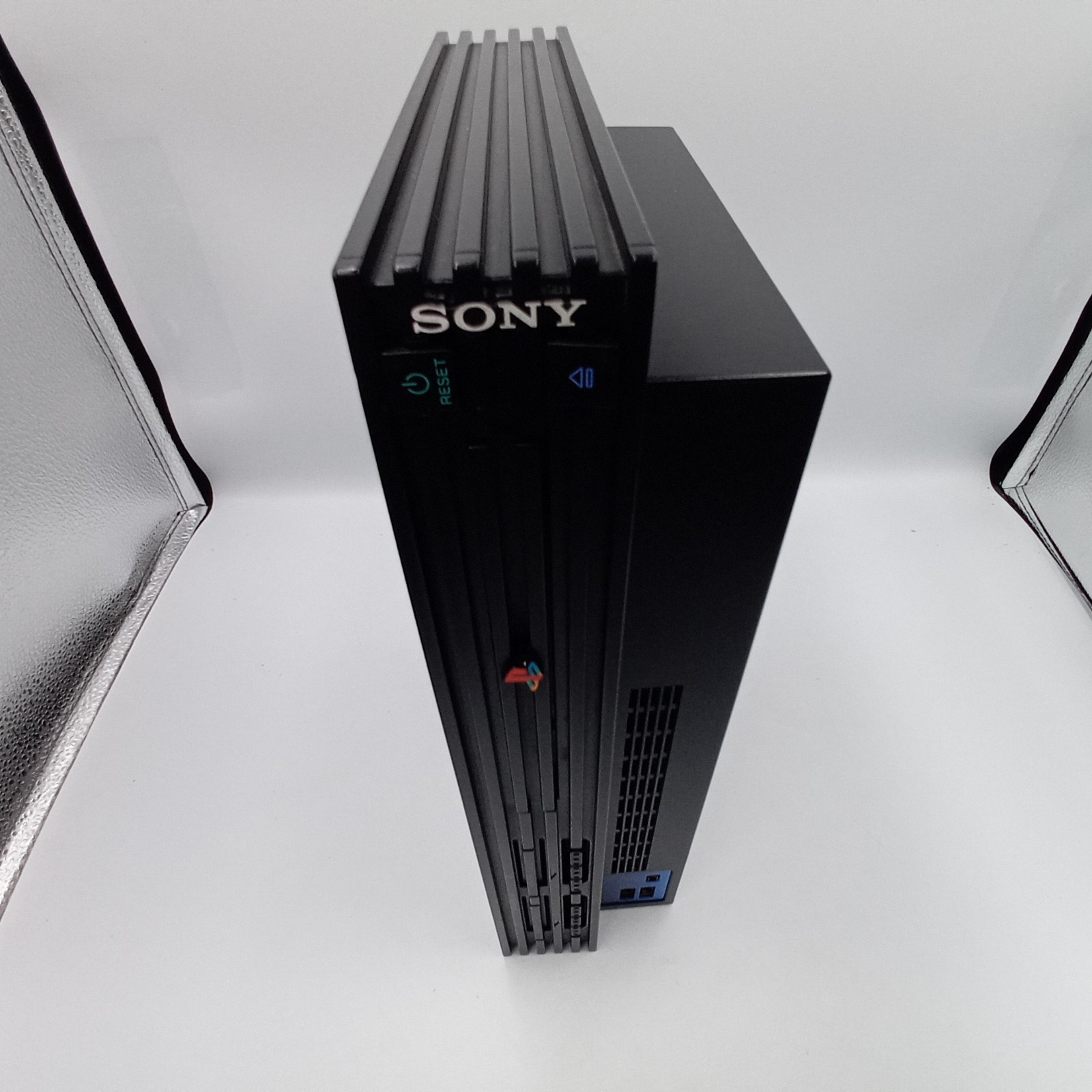 PS2 PlayStation 2 Console Flat Black SCPH-10000 With Memory Card Japanese Tested