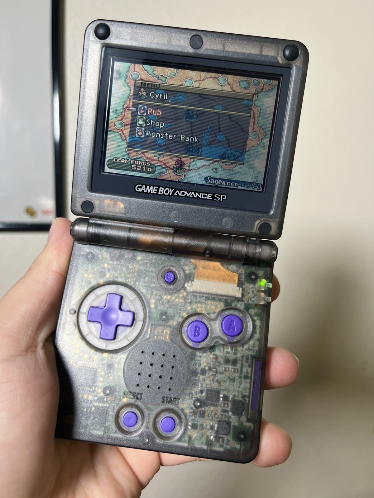 Gameboy Advanced SP, Customized Shell w/ final fantasy tactics